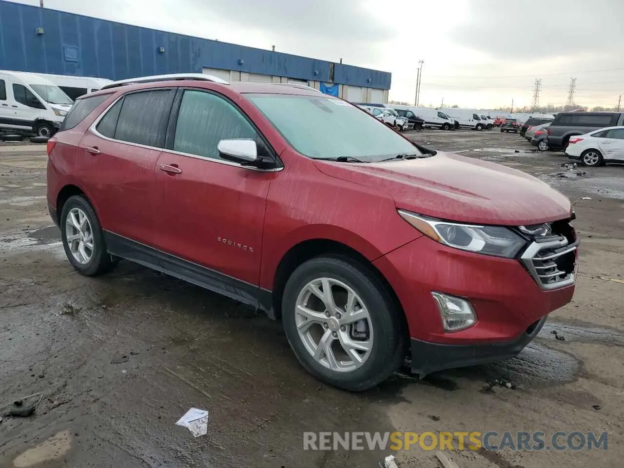 4 Photograph of a damaged car 2GNAXXEVXM6154393 CHEVROLET EQUINOX 2021