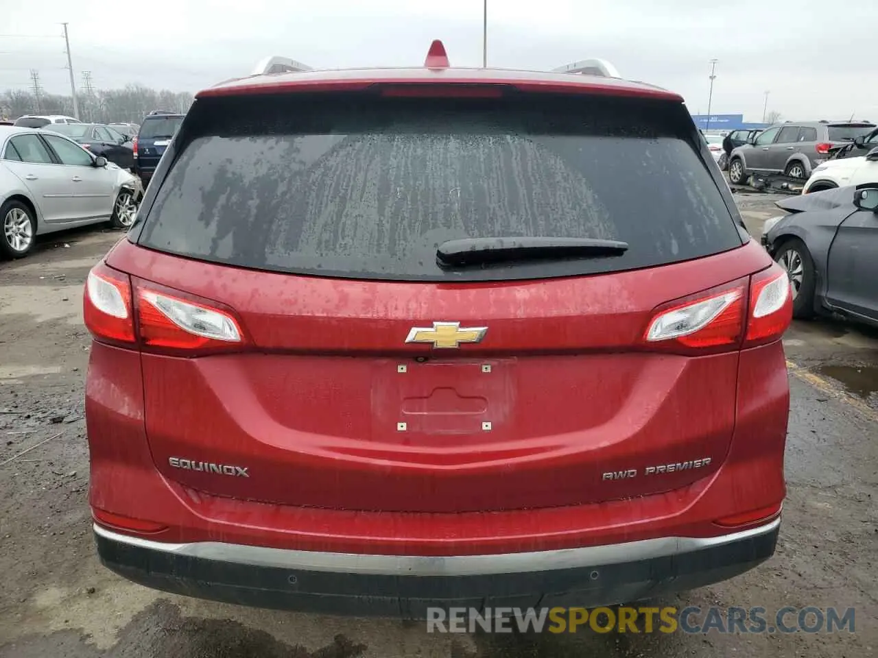 6 Photograph of a damaged car 2GNAXXEVXM6154393 CHEVROLET EQUINOX 2021