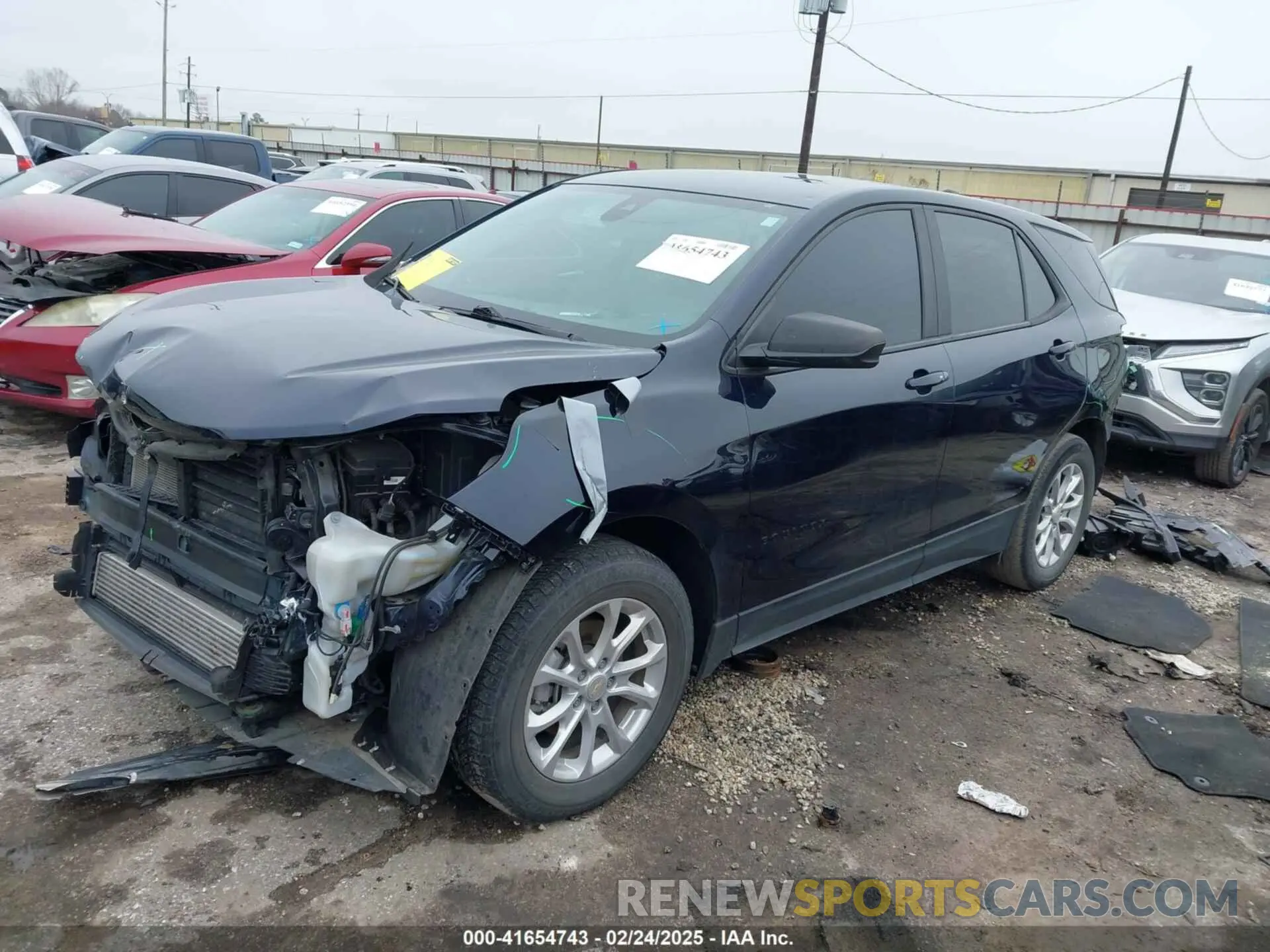 2 Фотография поврежденного автомобиля 3GNAXHEV0MS121183 CHEVROLET EQUINOX 2021