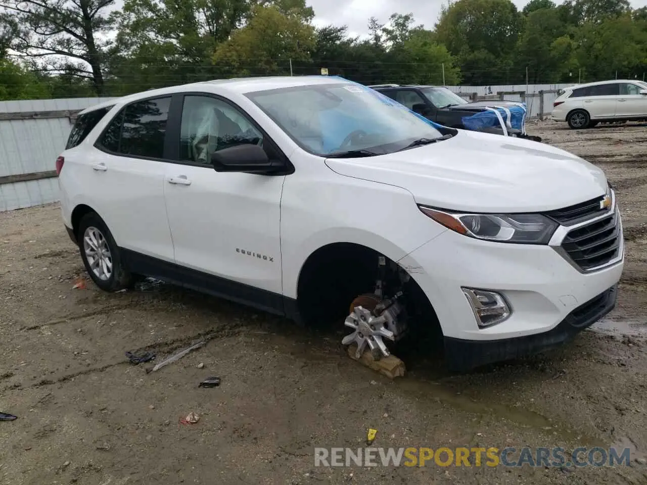 4 Photograph of a damaged car 3GNAXHEV1MS118969 CHEVROLET EQUINOX 2021
