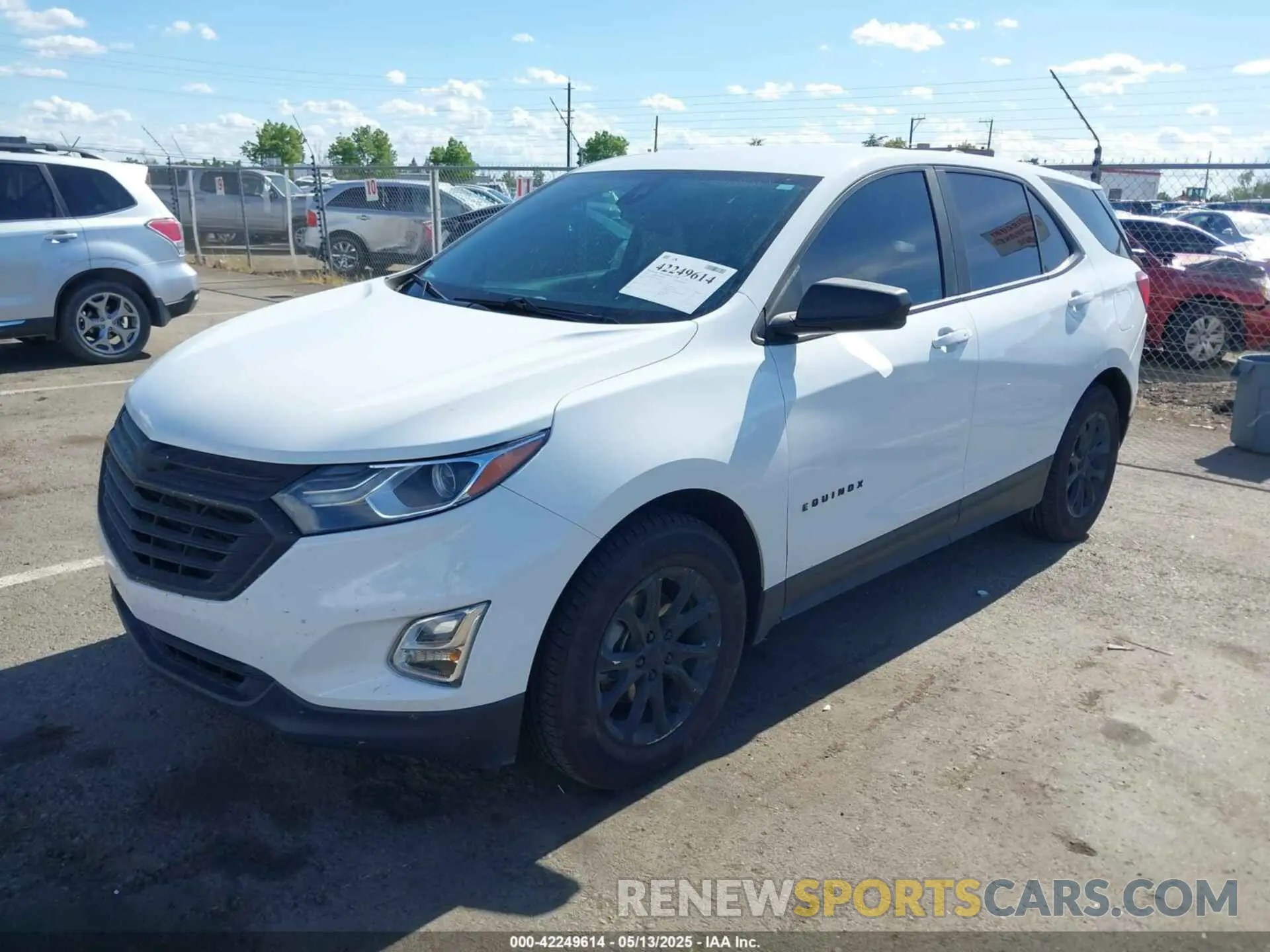 2 Photograph of a damaged car 3GNAXHEV1MS139594 CHEVROLET EQUINOX 2021