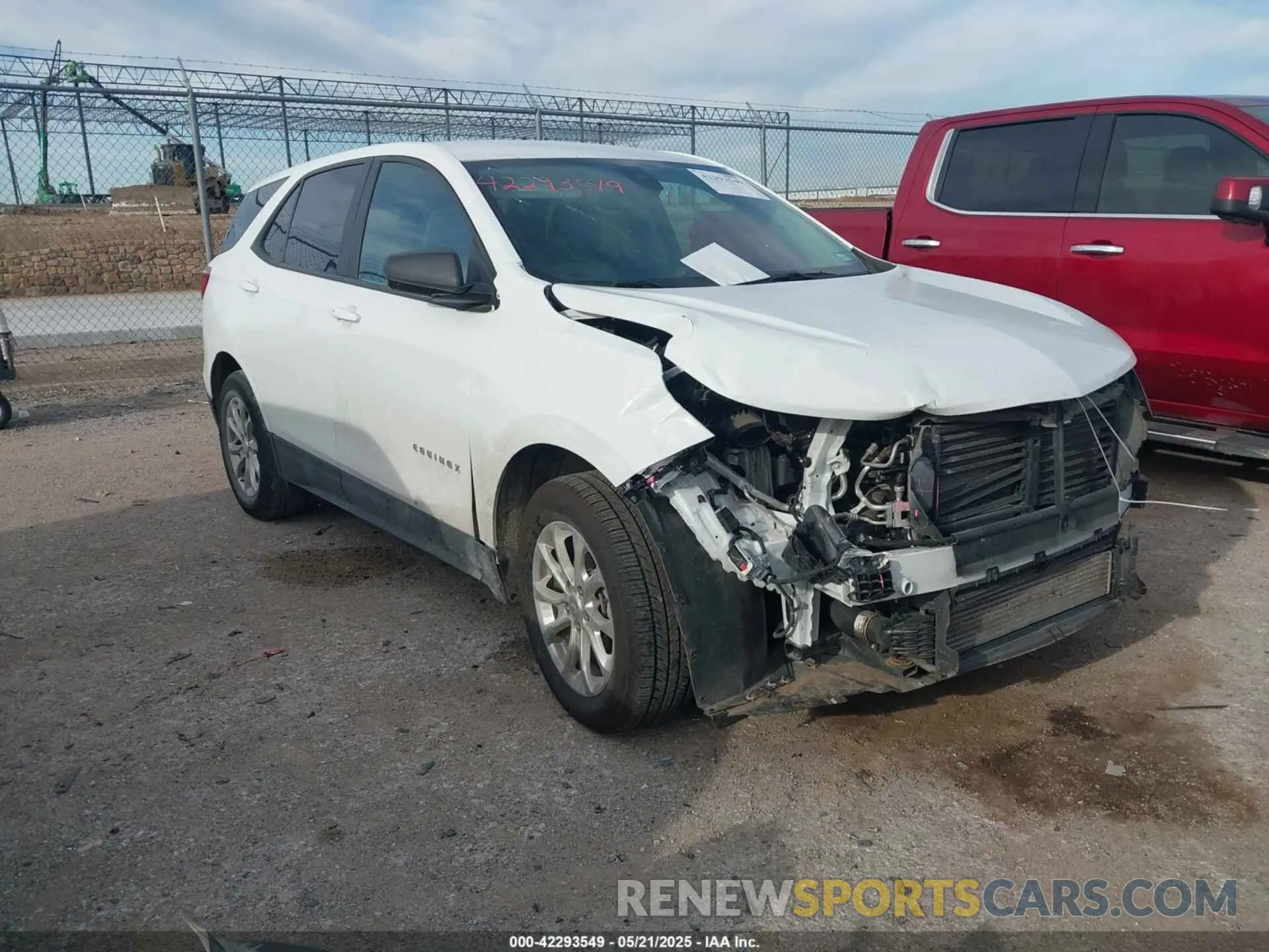 1 Photograph of a damaged car 3GNAXHEV1MS178038 CHEVROLET EQUINOX 2021