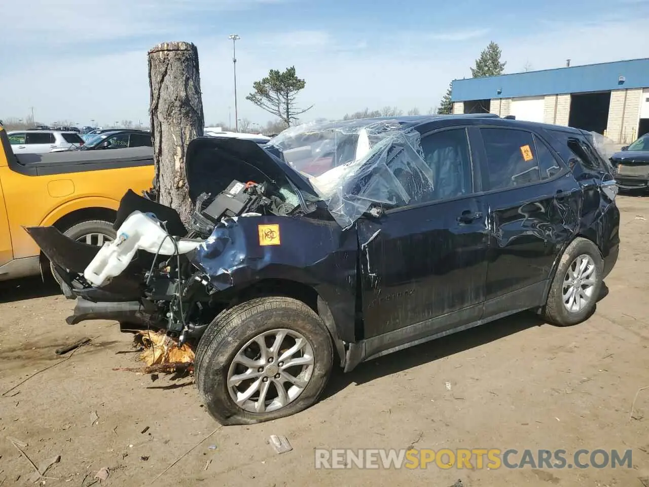 1 Фотография поврежденного автомобиля 3GNAXHEV2MS112176 CHEVROLET EQUINOX 2021