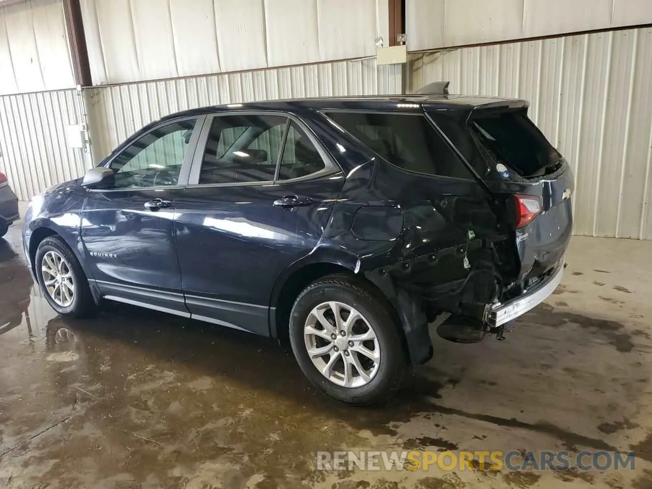2 Photograph of a damaged car 3GNAXHEV2MS134436 CHEVROLET EQUINOX 2021