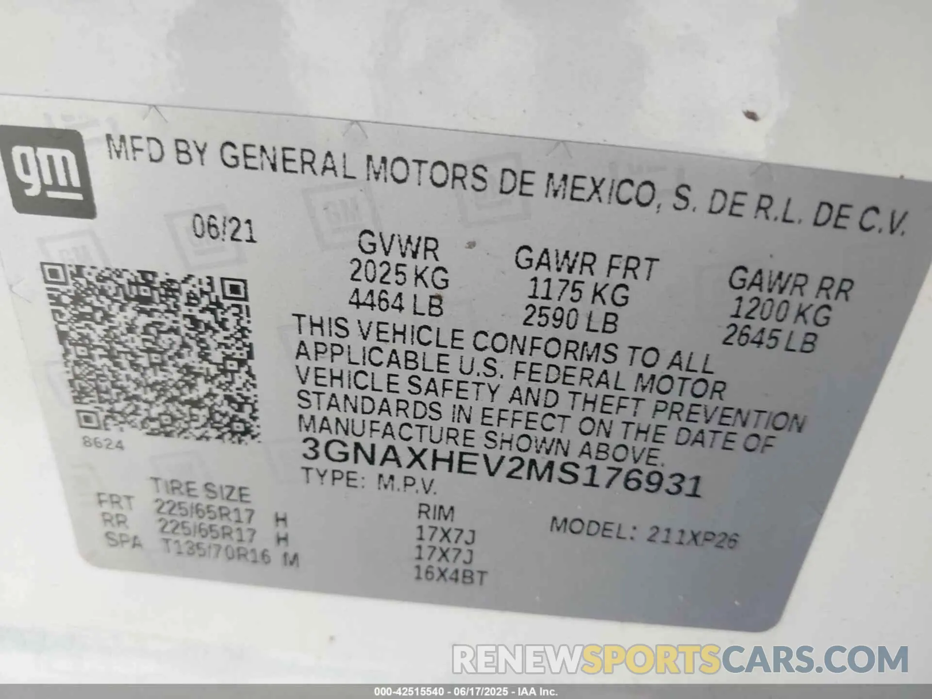 9 Photograph of a damaged car 3GNAXHEV2MS176931 CHEVROLET EQUINOX 2021