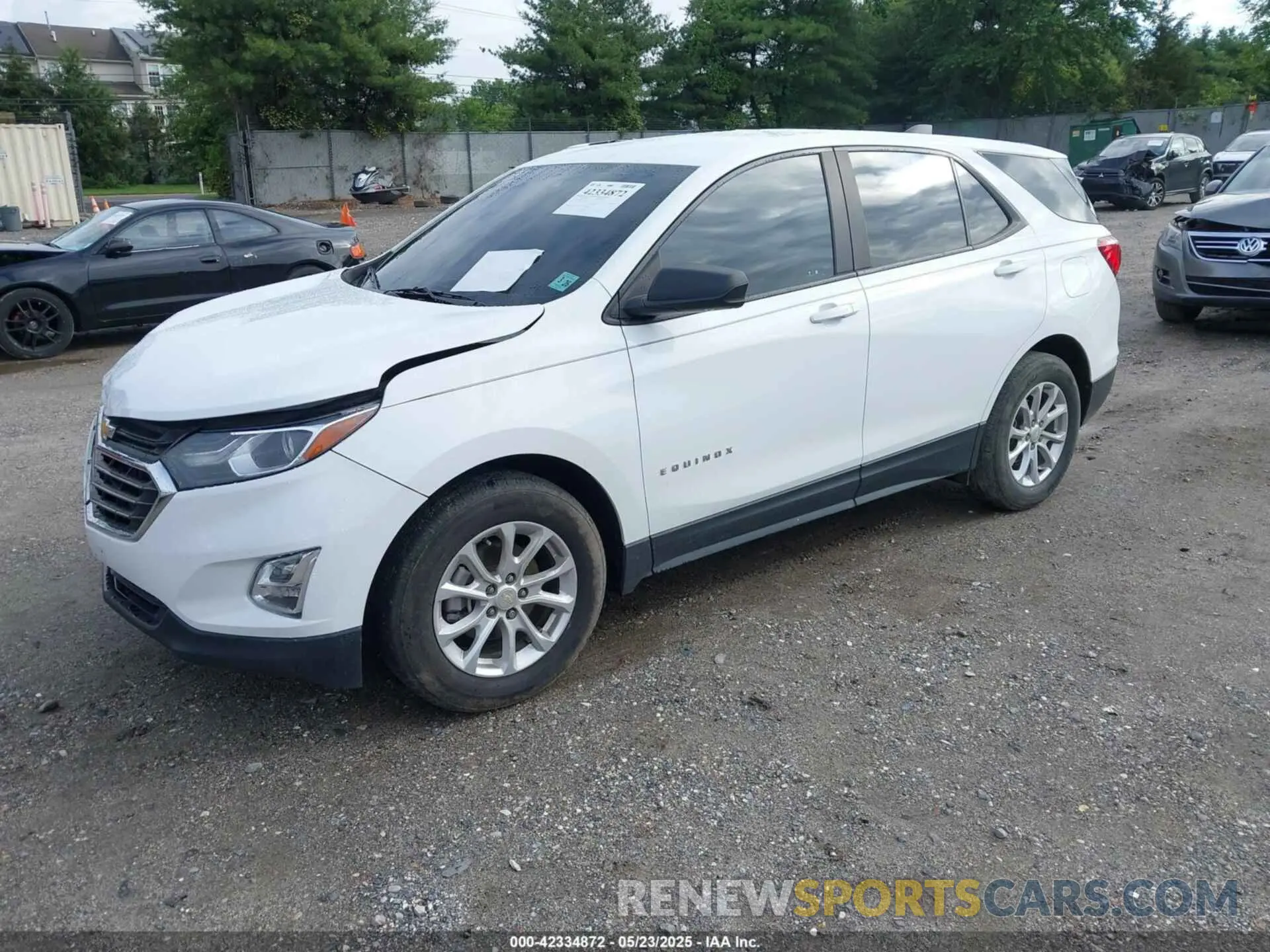 2 Фотография поврежденного автомобиля 3GNAXHEV5MS100457 CHEVROLET EQUINOX 2021
