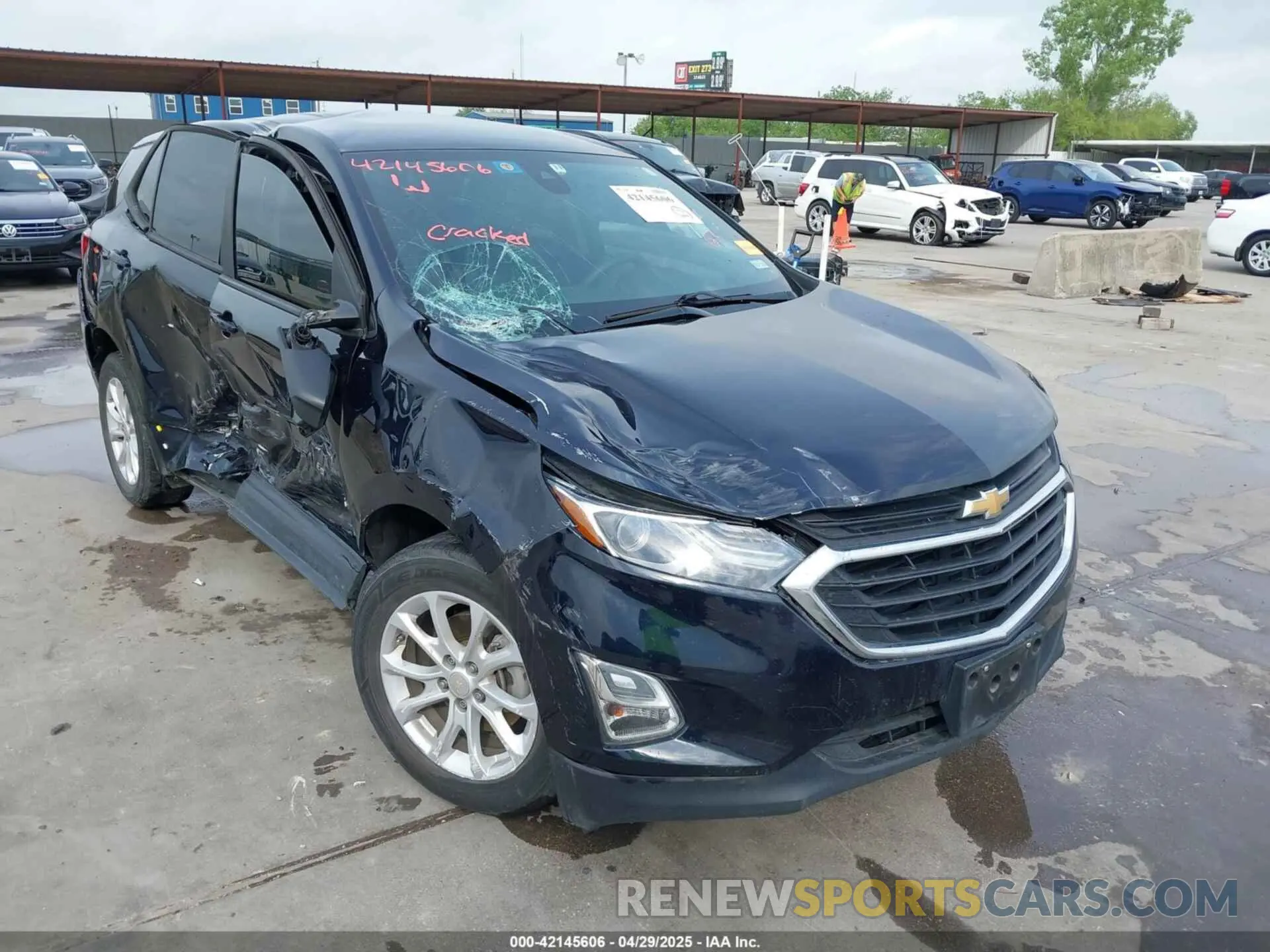 1 Фотография поврежденного автомобиля 3GNAXHEV6MS112567 CHEVROLET EQUINOX 2021