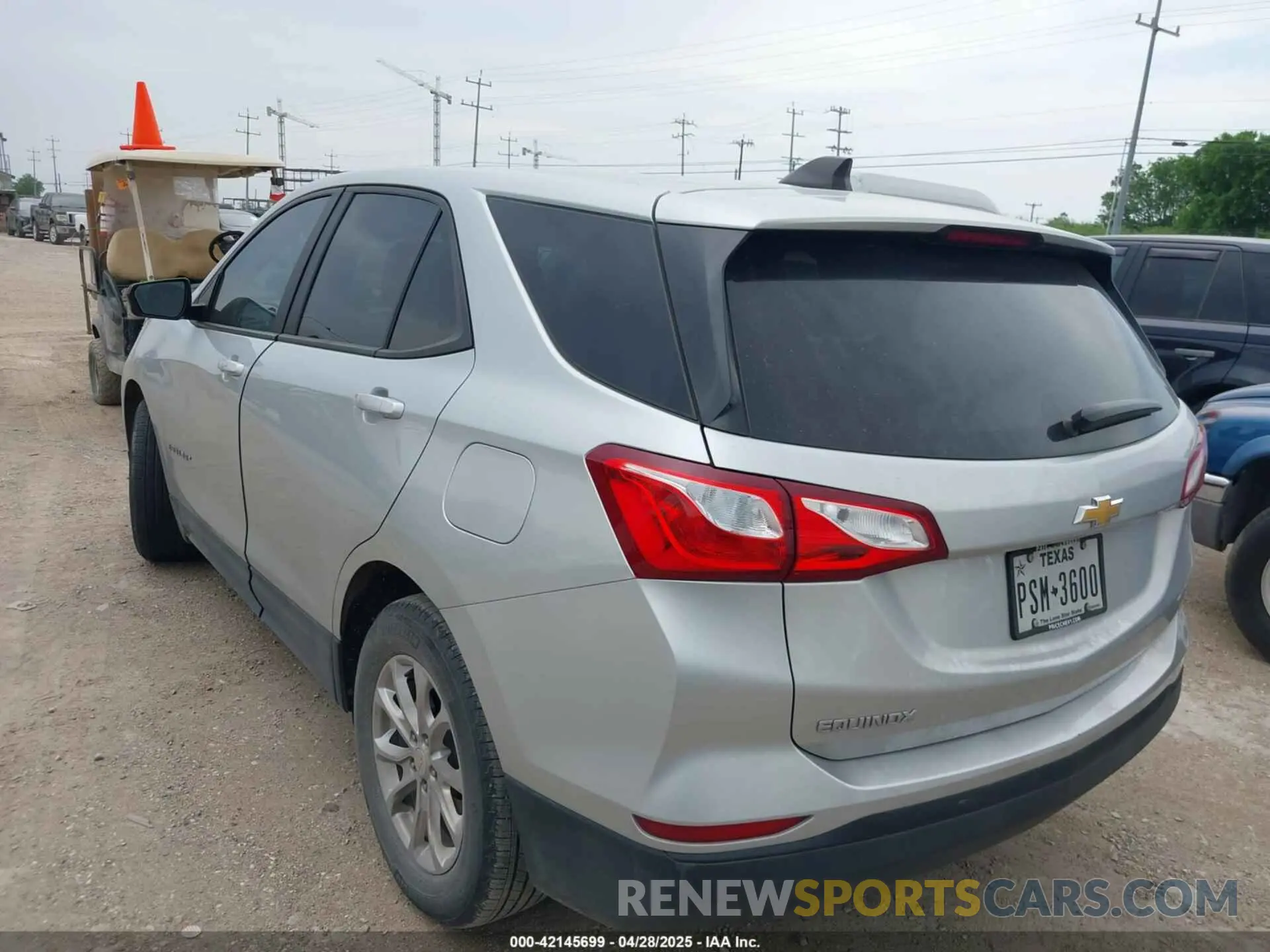3 Фотография поврежденного автомобиля 3GNAXHEV6MS163292 CHEVROLET EQUINOX 2021