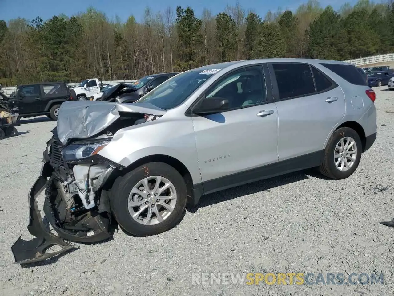 1 Photograph of a damaged car 3GNAXHEV7MS106325 CHEVROLET EQUINOX 2021
