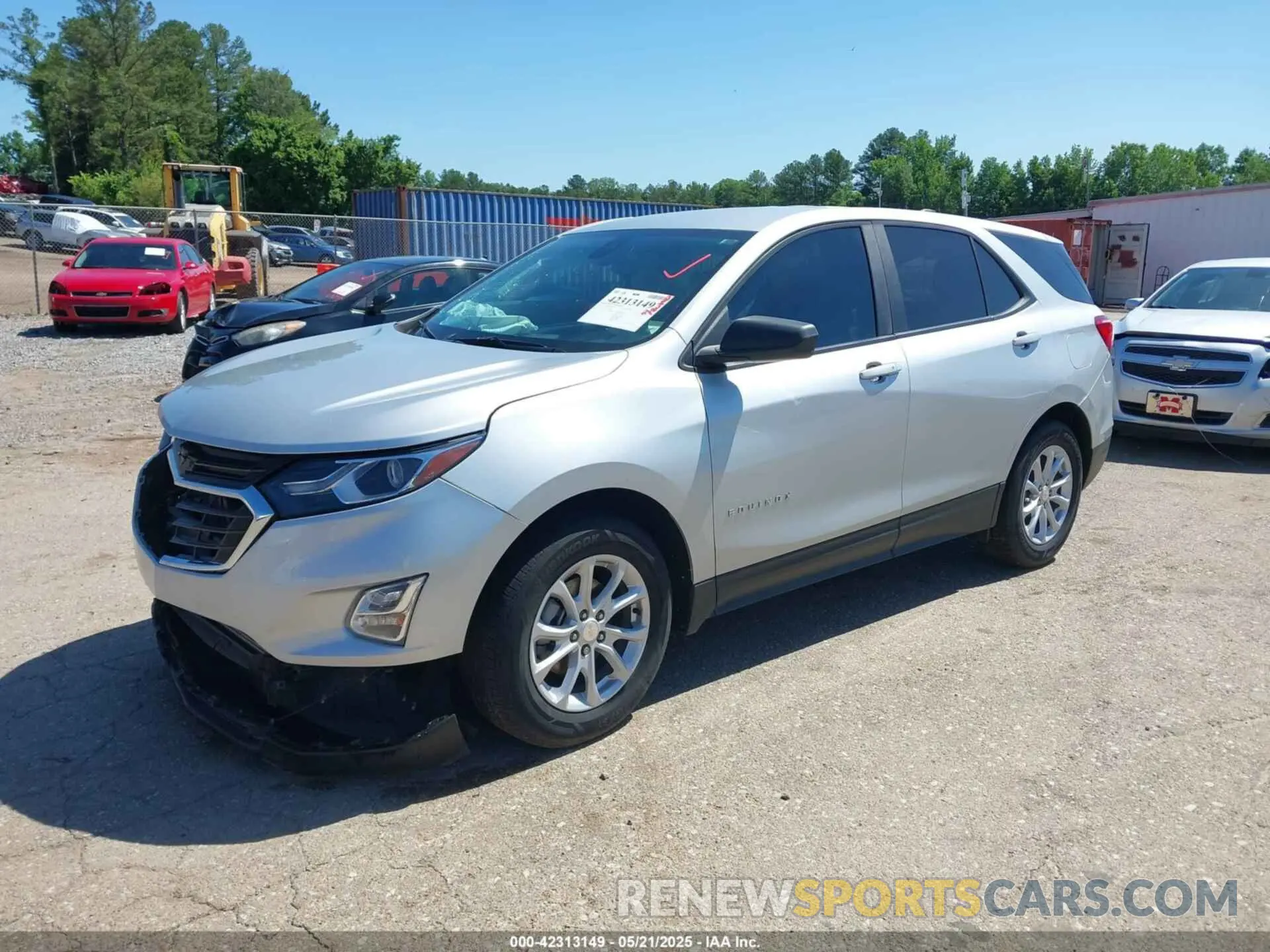 2 Фотография поврежденного автомобиля 3GNAXHEV9MS158412 CHEVROLET EQUINOX 2021
