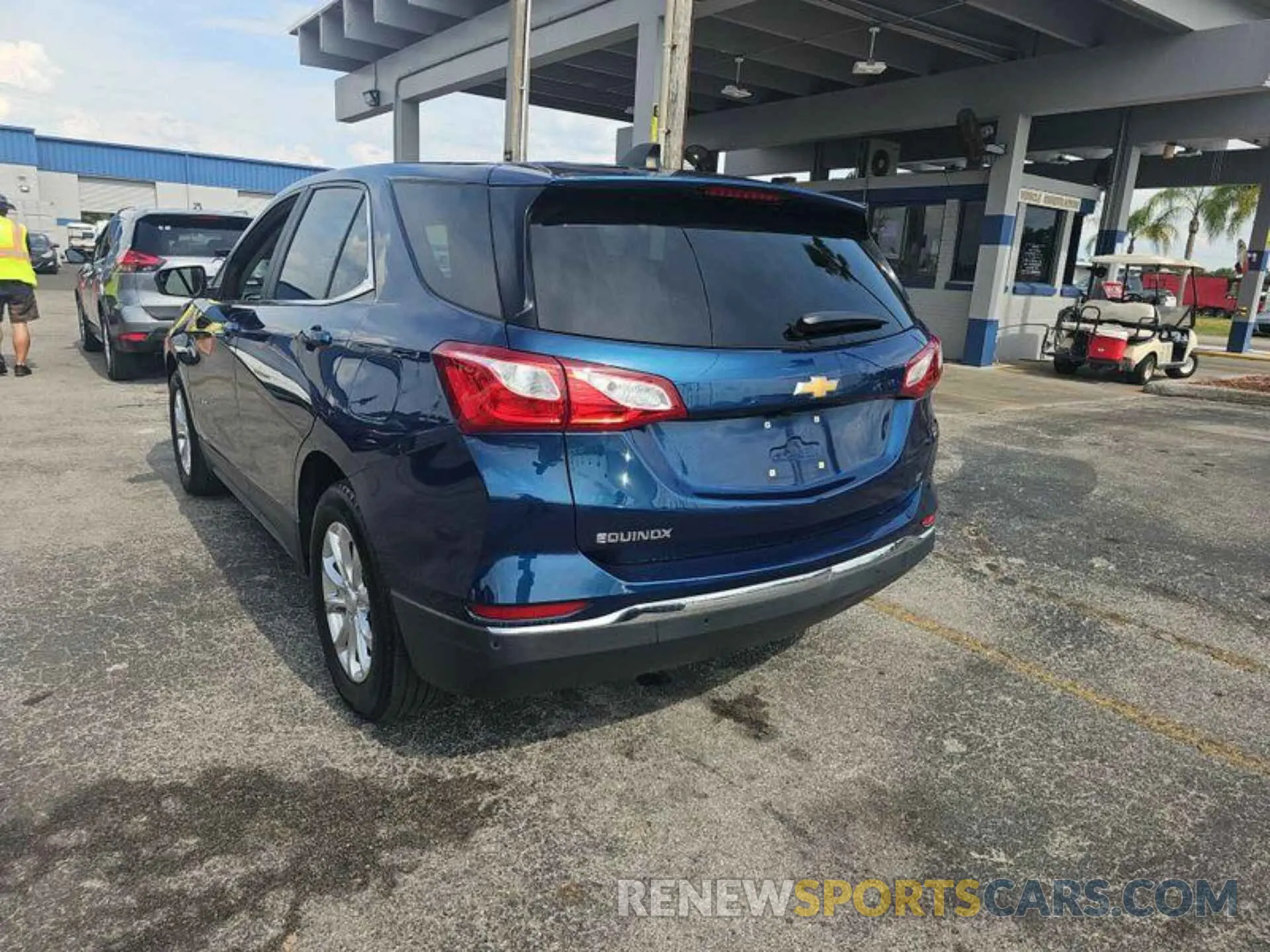 8 Photograph of a damaged car 3GNAXJEV5ML387882 CHEVROLET EQUINOX 2021