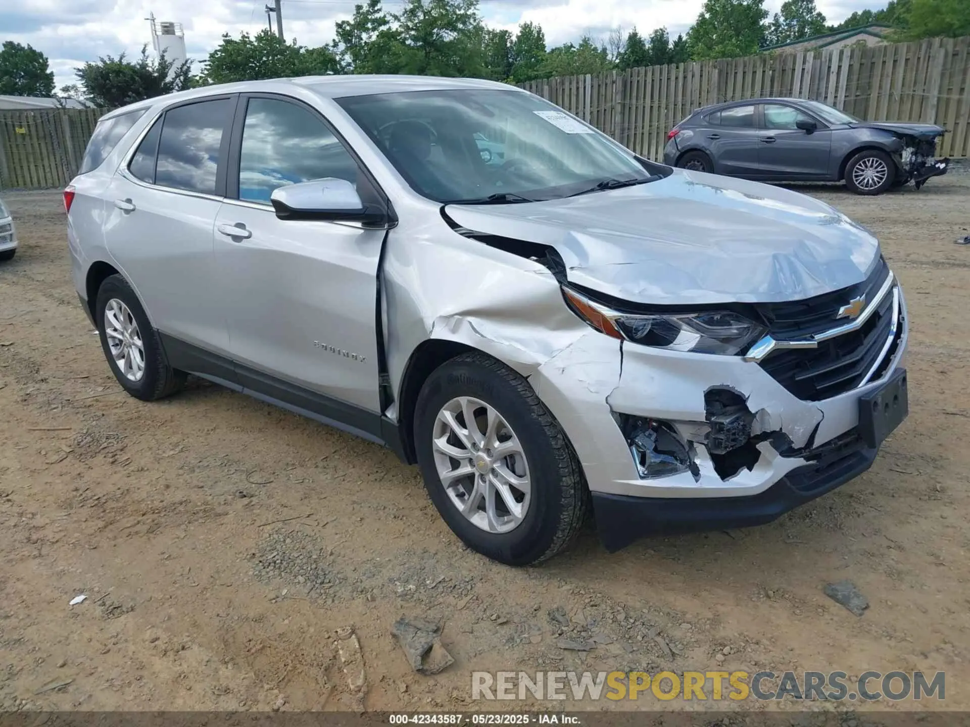 1 Фотография поврежденного автомобиля 3GNAXJEV5MS161556 CHEVROLET EQUINOX 2021