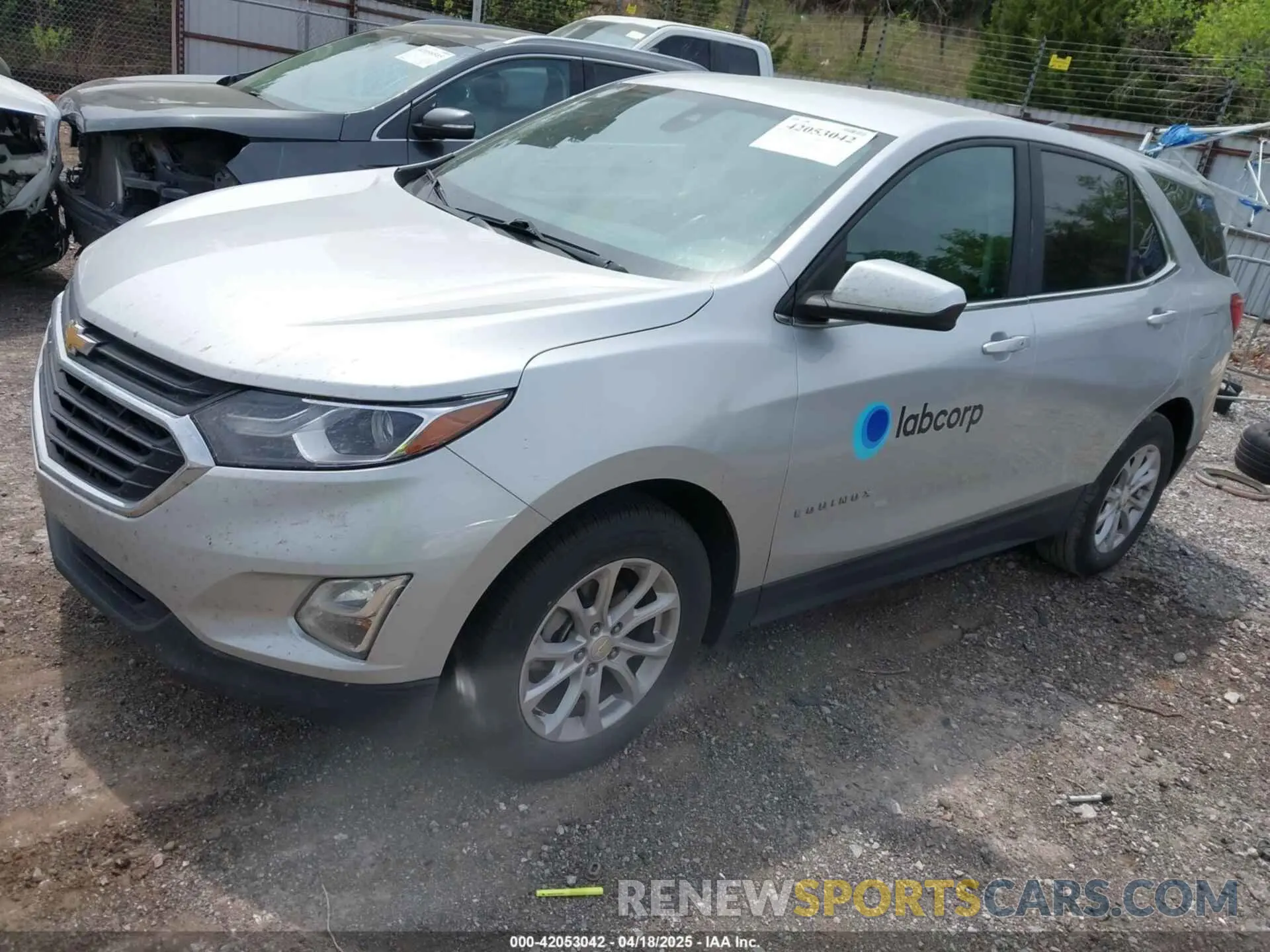 2 Фотография поврежденного автомобиля 3GNAXJEV7MS161770 CHEVROLET EQUINOX 2021