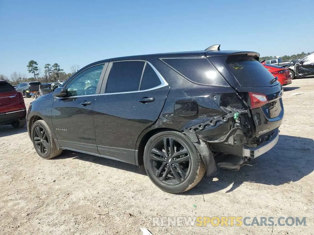 2 Photograph of a damaged car 3GNAXKEV1ML360474 CHEVROLET EQUINOX 2021