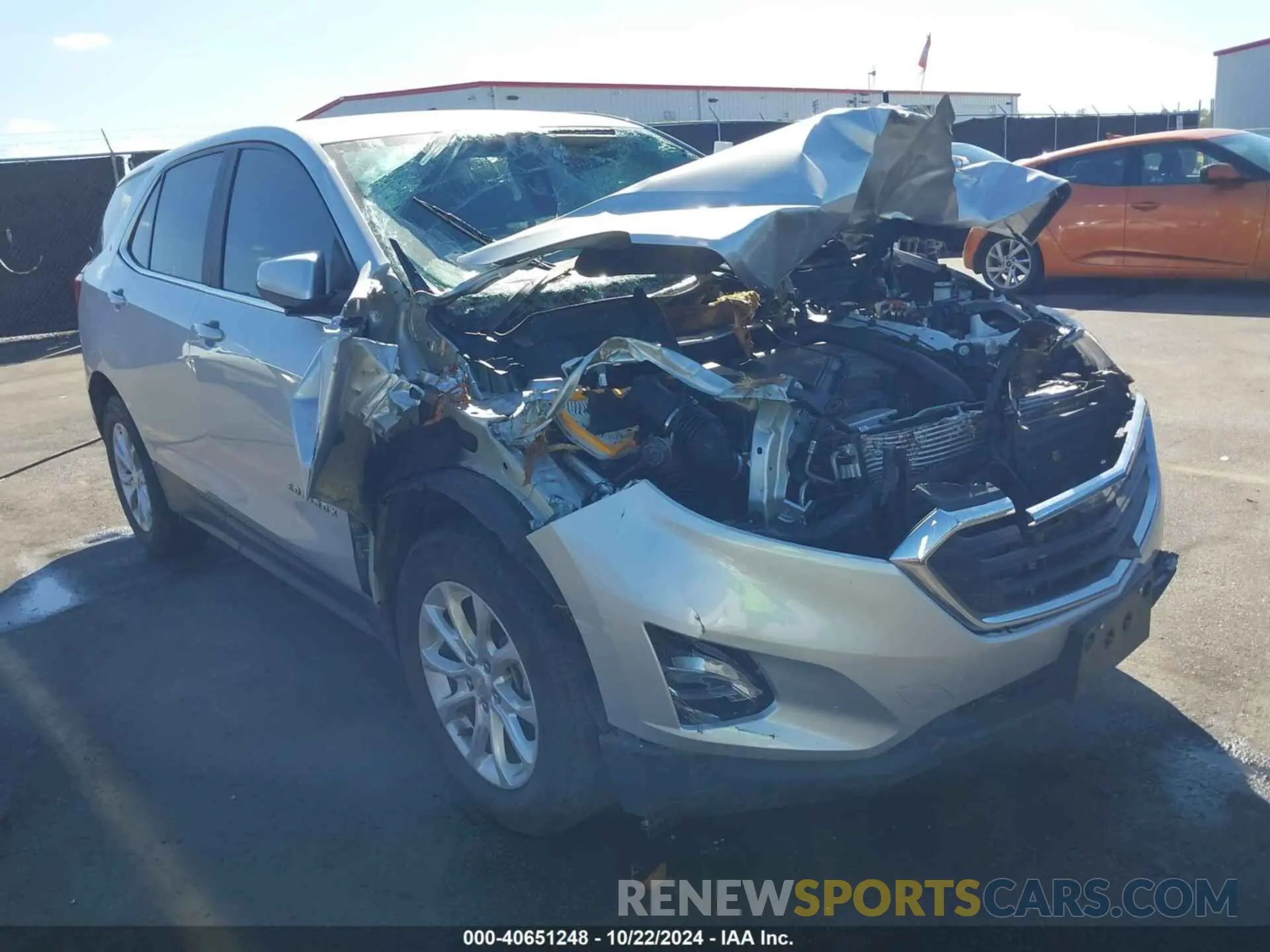 1 Фотография поврежденного автомобиля 3GNAXKEV1MS131525 CHEVROLET EQUINOX 2021