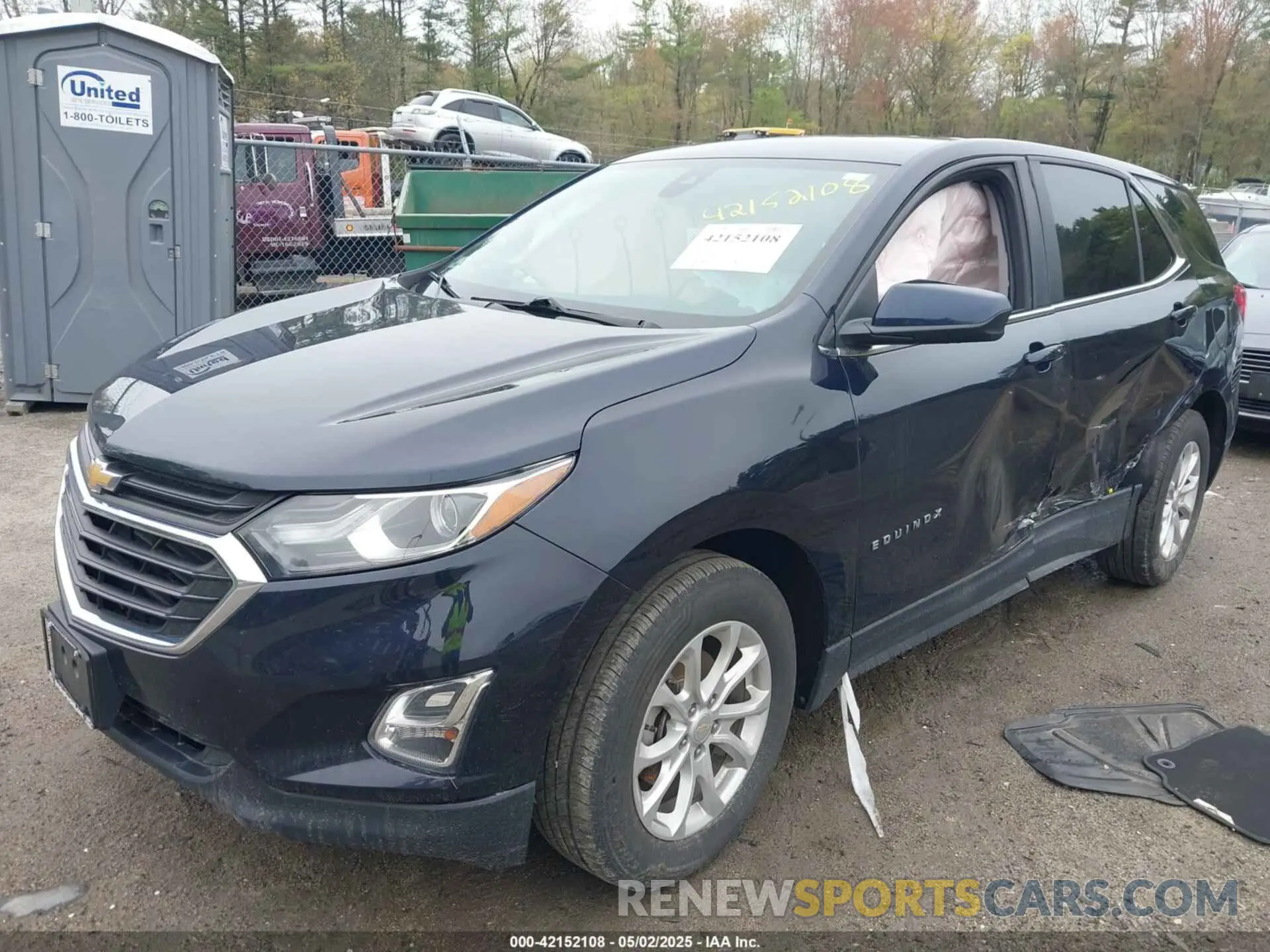 2 Фотография поврежденного автомобиля 3GNAXKEV1MS131704 CHEVROLET EQUINOX 2021