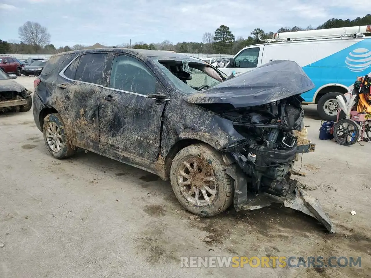 4 Фотография поврежденного автомобиля 3GNAXKEV2MS125376 CHEVROLET EQUINOX 2021