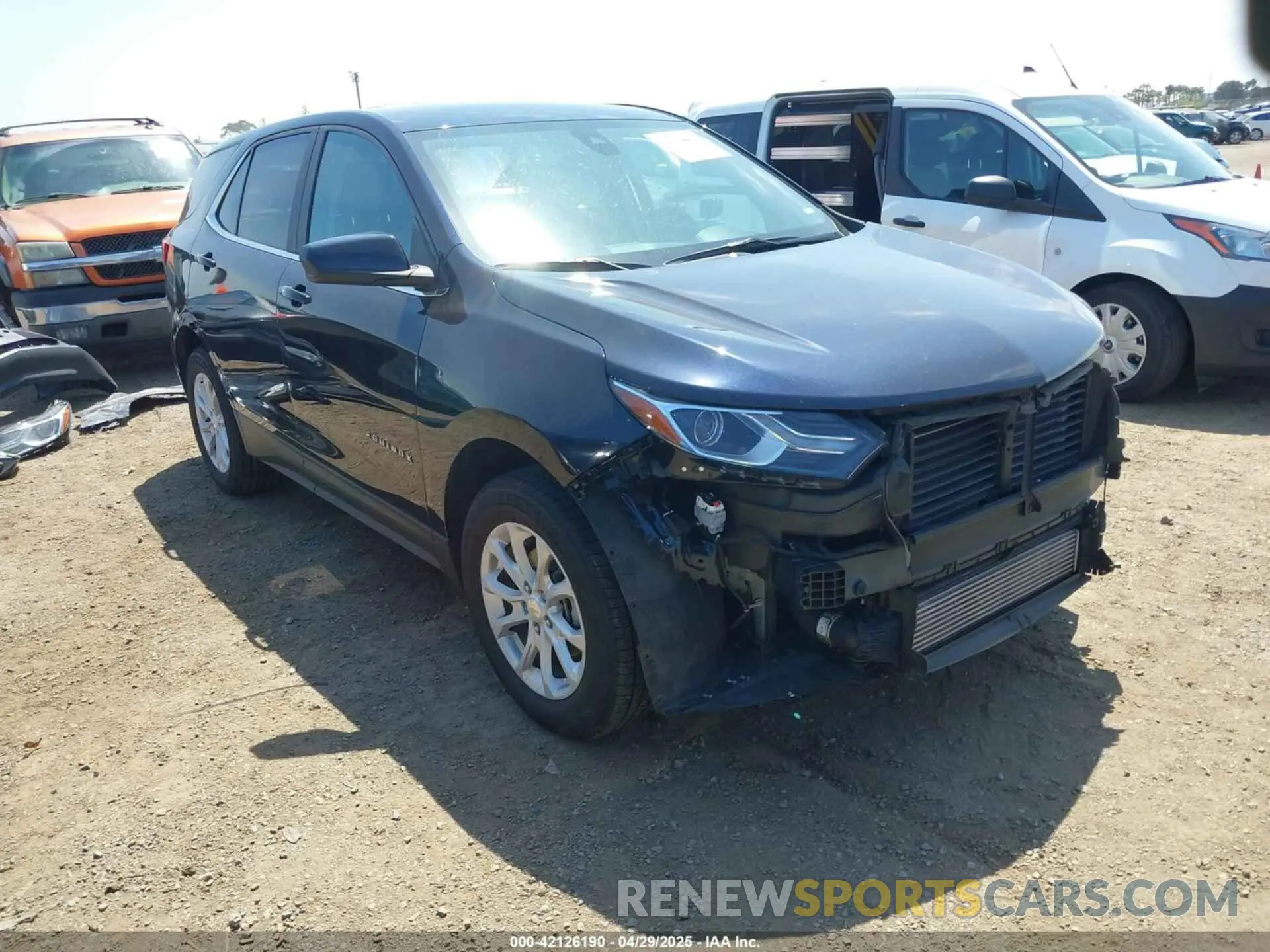 1 Photograph of a damaged car 3GNAXKEV2MS141755 CHEVROLET EQUINOX 2021