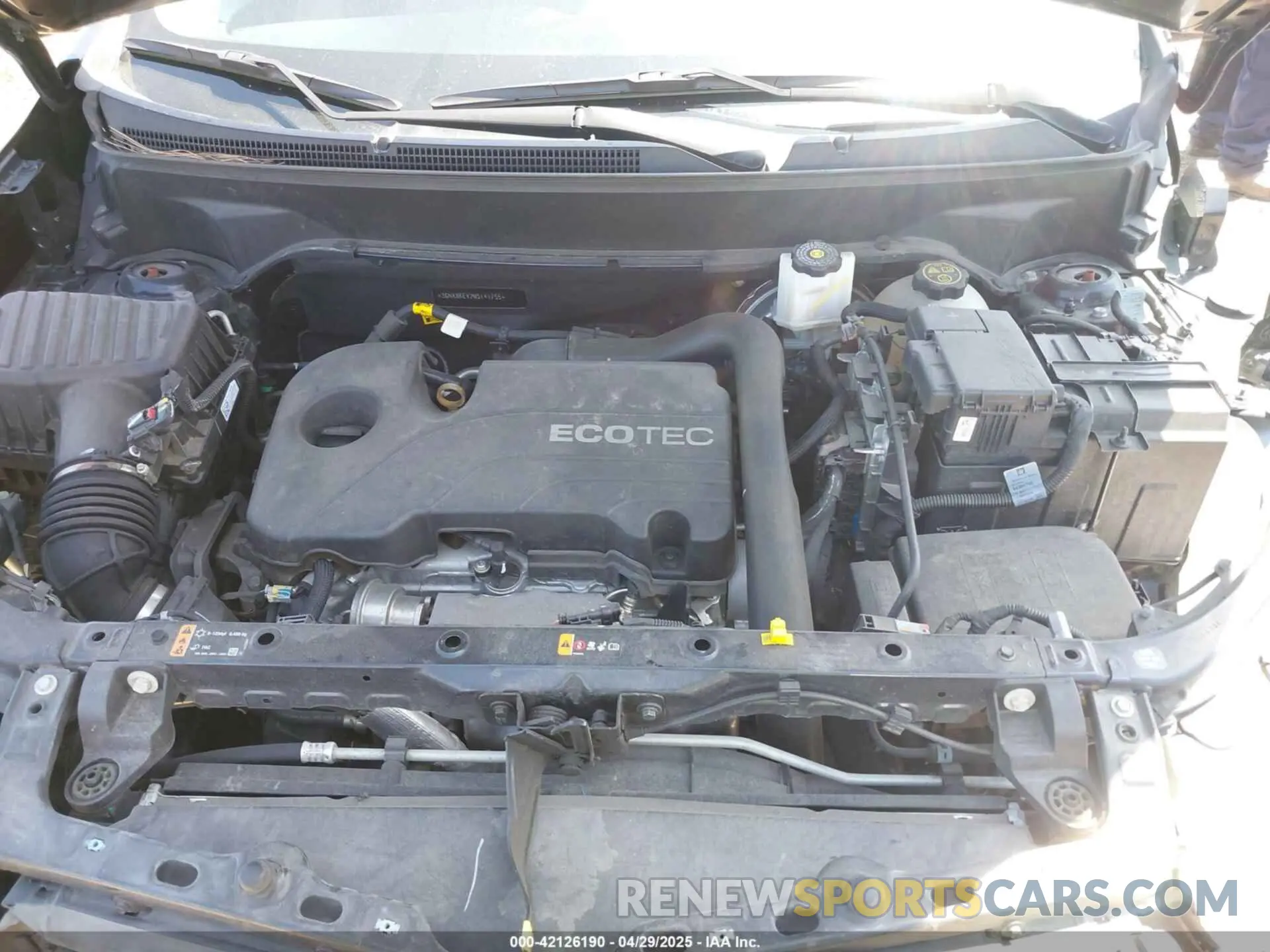 10 Photograph of a damaged car 3GNAXKEV2MS141755 CHEVROLET EQUINOX 2021
