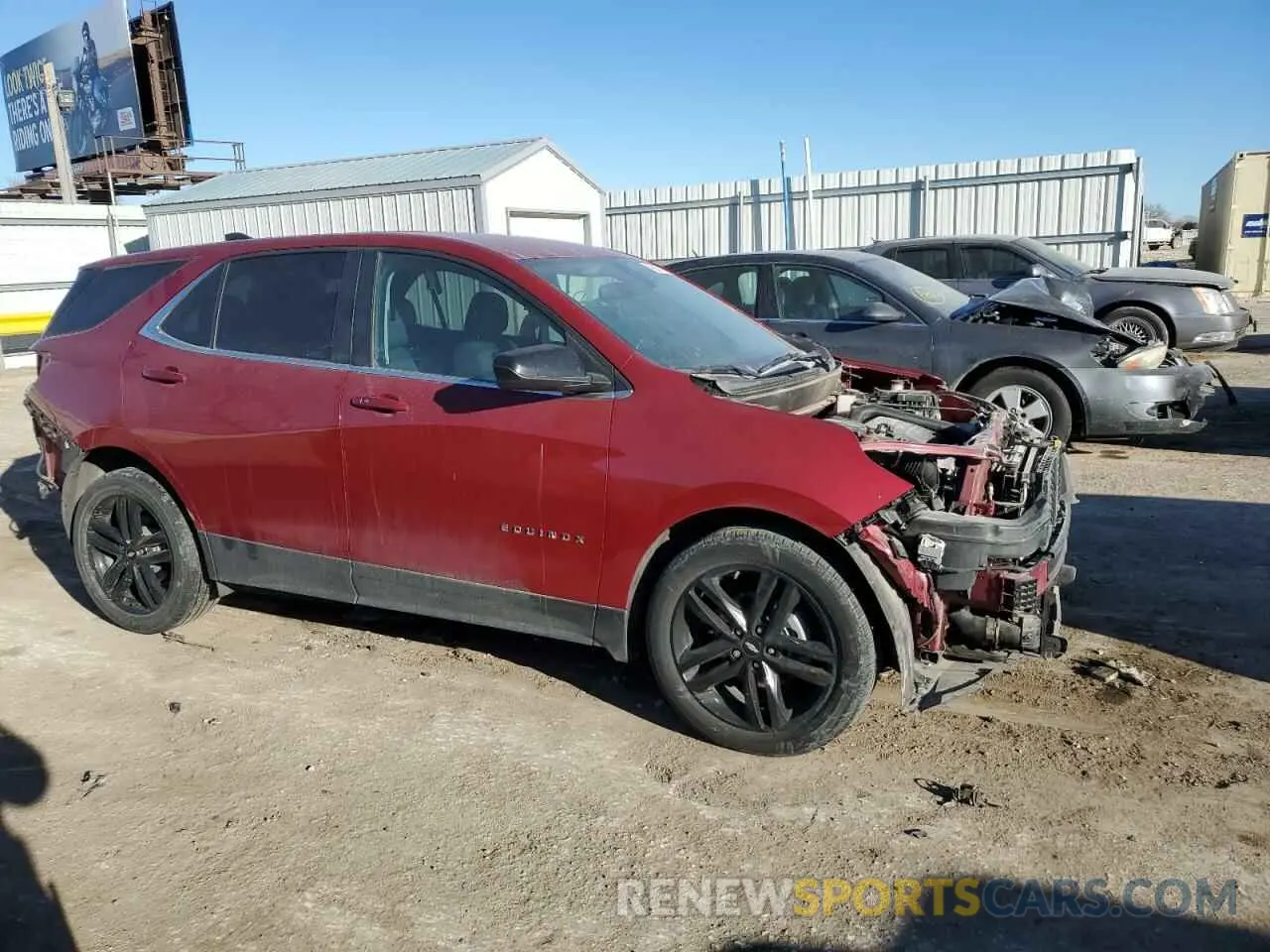 4 Фотография поврежденного автомобиля 3GNAXKEV3ML346348 CHEVROLET EQUINOX 2021