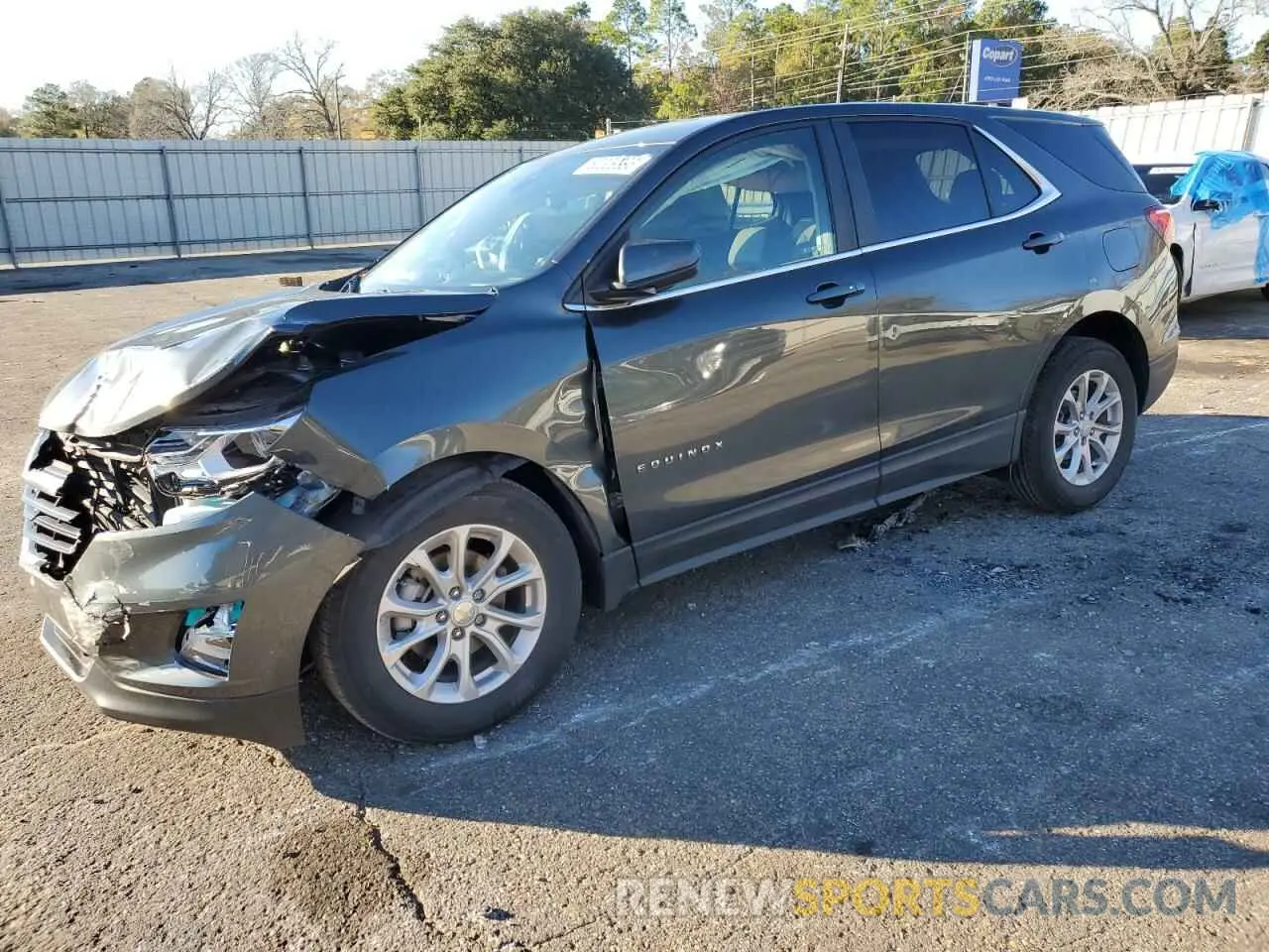 1 Photograph of a damaged car 3GNAXKEV4ML336461 CHEVROLET EQUINOX 2021