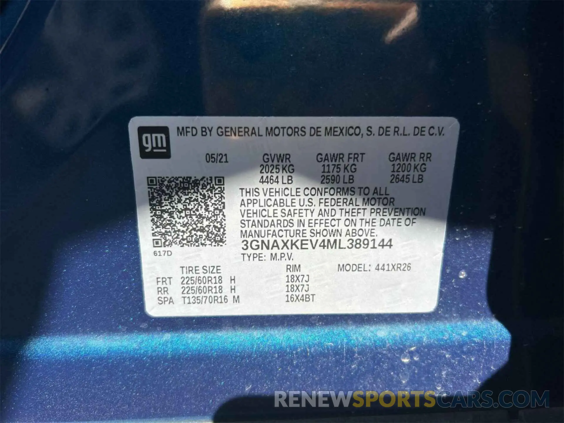 19 Фотография поврежденного автомобиля 3GNAXKEV4ML389144 CHEVROLET EQUINOX 2021