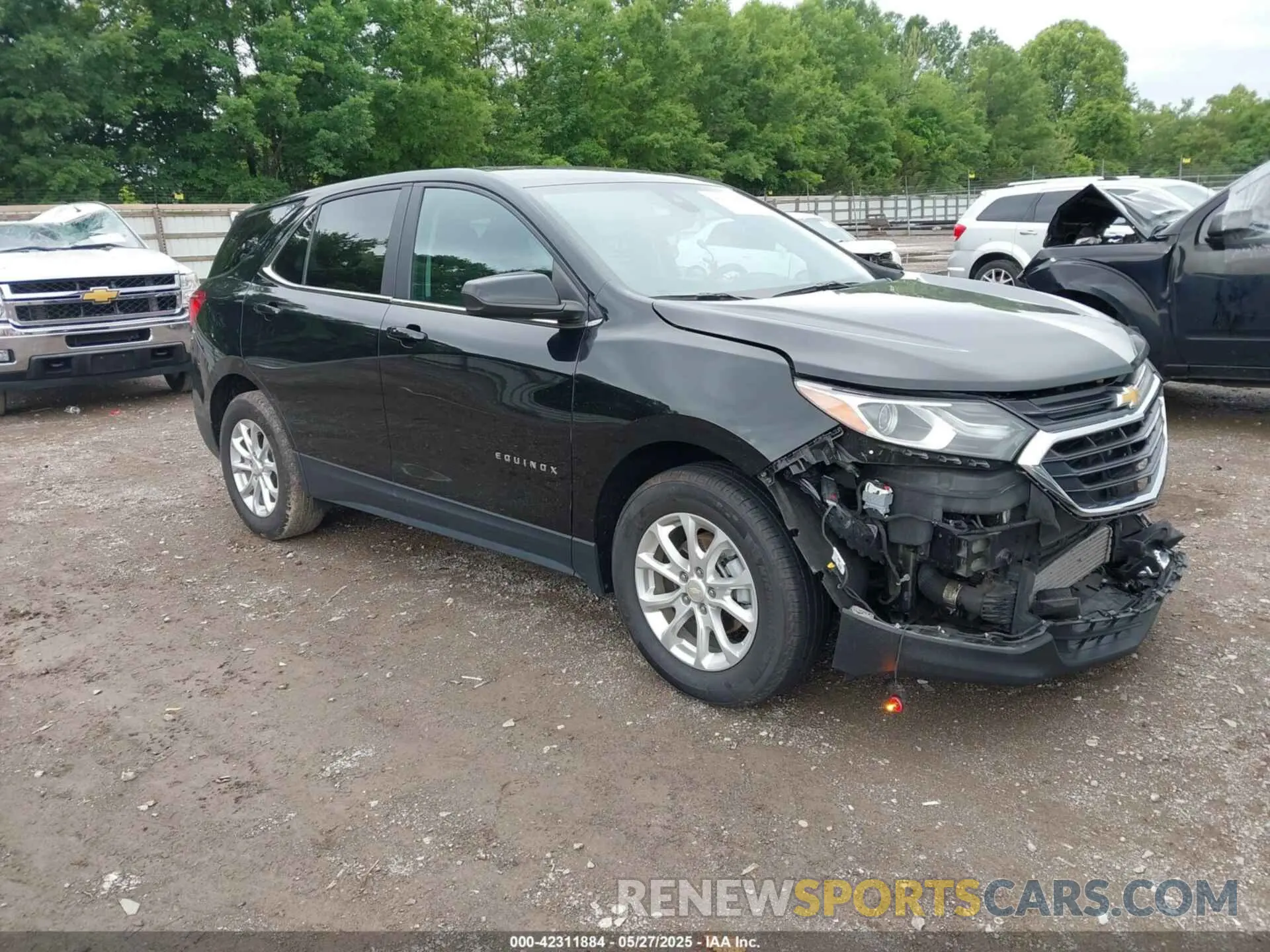 1 Photograph of a damaged car 3GNAXKEV4ML398488 CHEVROLET EQUINOX 2021