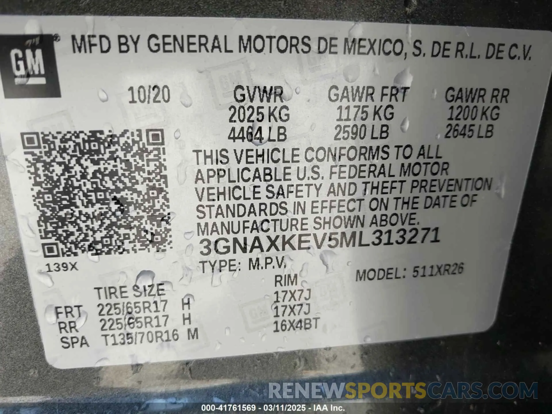 9 Photograph of a damaged car 3GNAXKEV5ML313271 CHEVROLET EQUINOX 2021