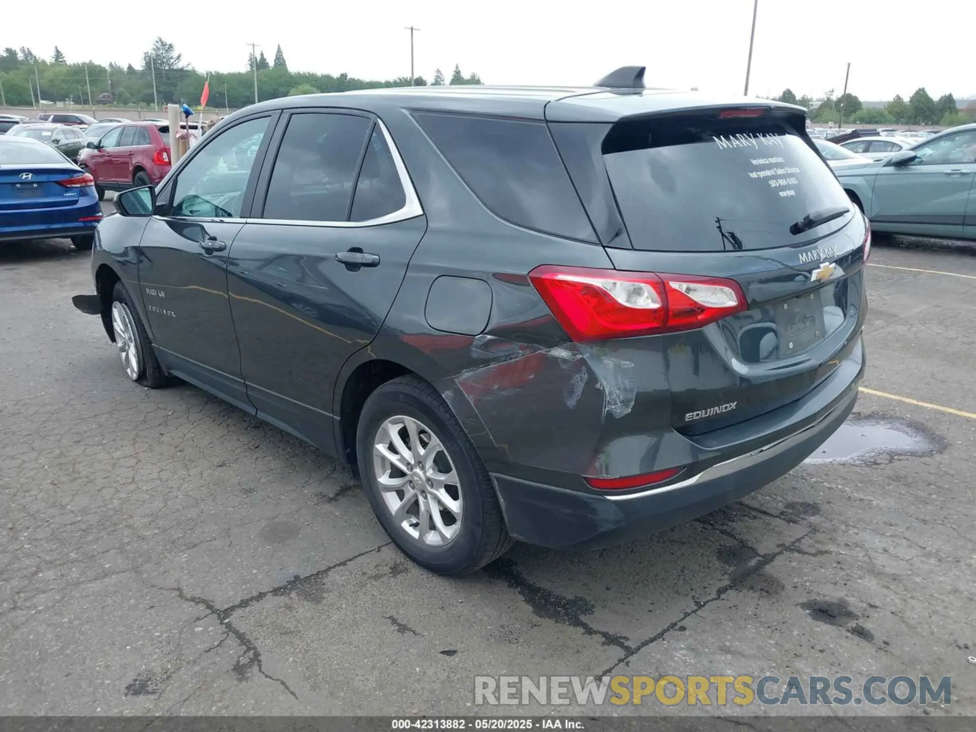3 Photograph of a damaged car 3GNAXKEV5ML391968 CHEVROLET EQUINOX 2021