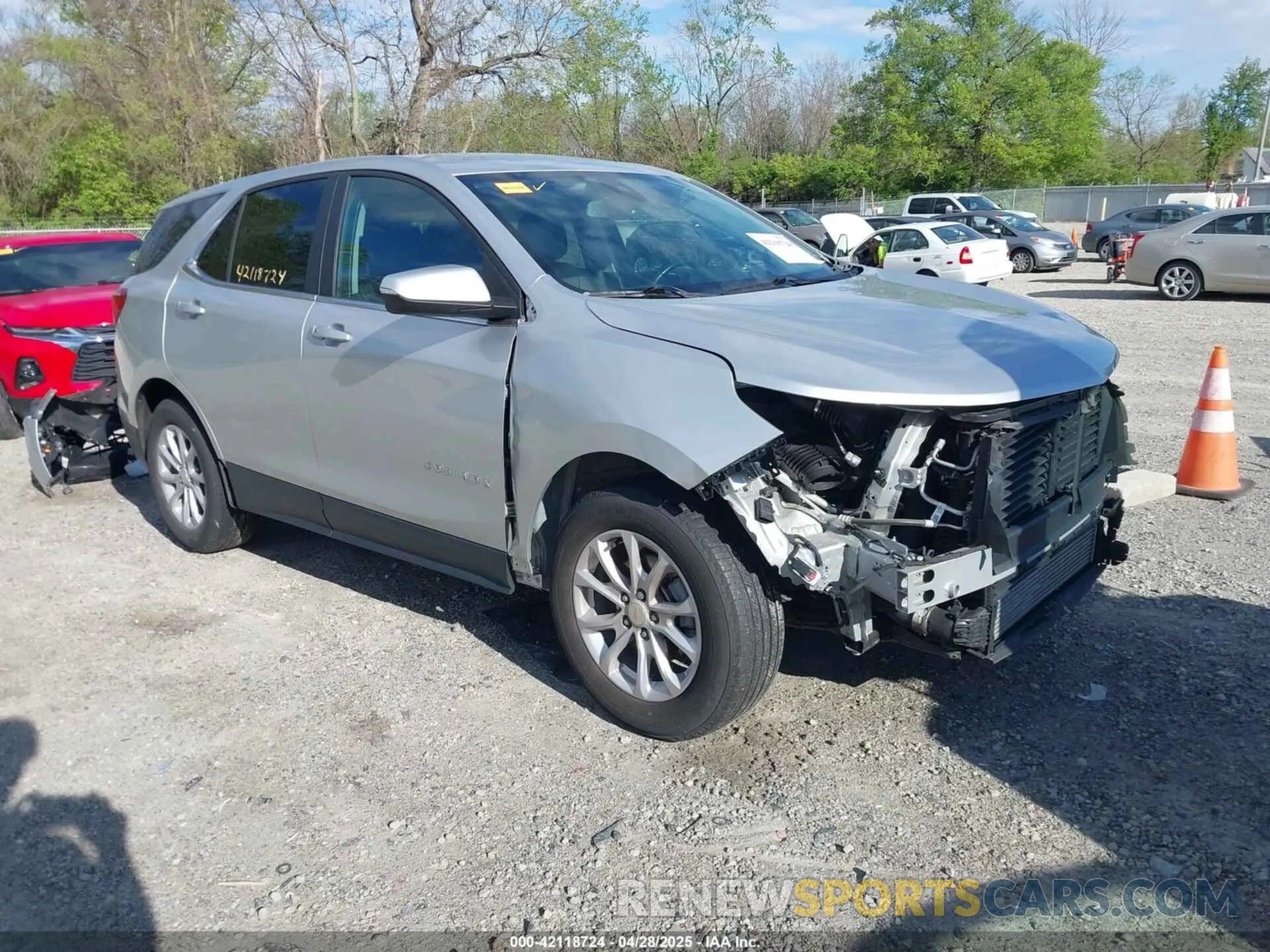 1 Фотография поврежденного автомобиля 3GNAXKEV5MS100116 CHEVROLET EQUINOX 2021