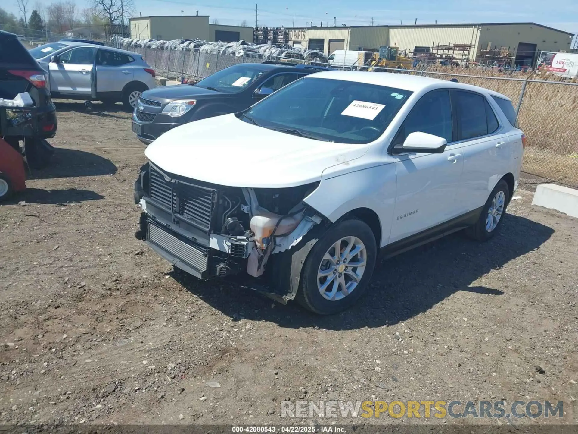 2 Фотография поврежденного автомобиля 3GNAXKEV5MS138218 CHEVROLET EQUINOX 2021