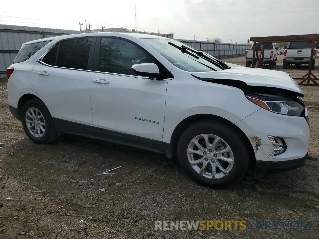 4 Photograph of a damaged car 3GNAXKEV6MS124022 CHEVROLET EQUINOX 2021