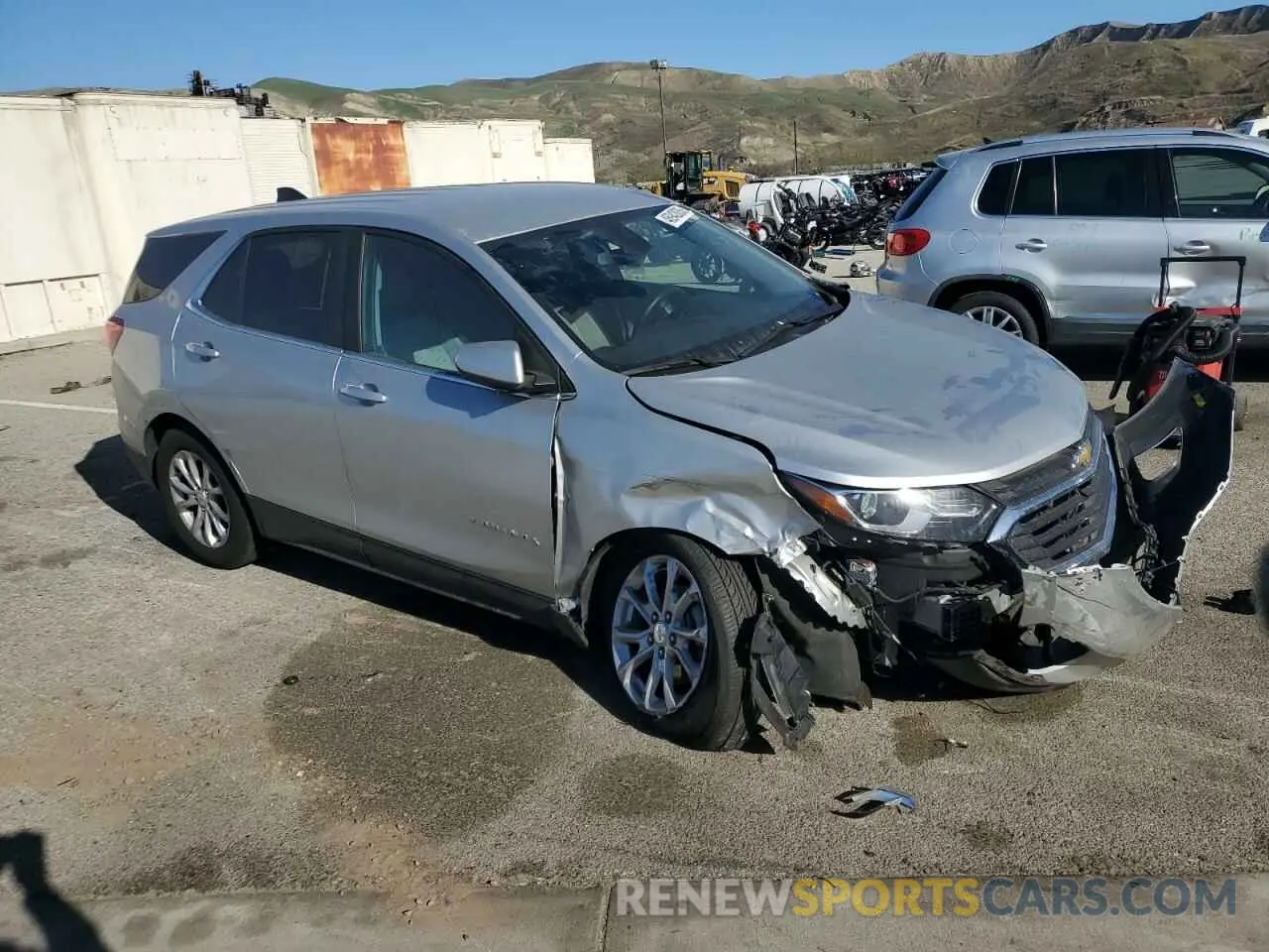 4 Photograph of a damaged car 3GNAXKEV7MS101865 CHEVROLET EQUINOX 2021