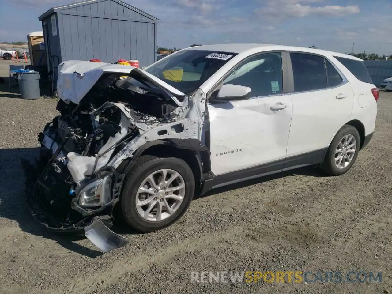 1 Photograph of a damaged car 3GNAXKEV7MS129049 CHEVROLET EQUINOX 2021
