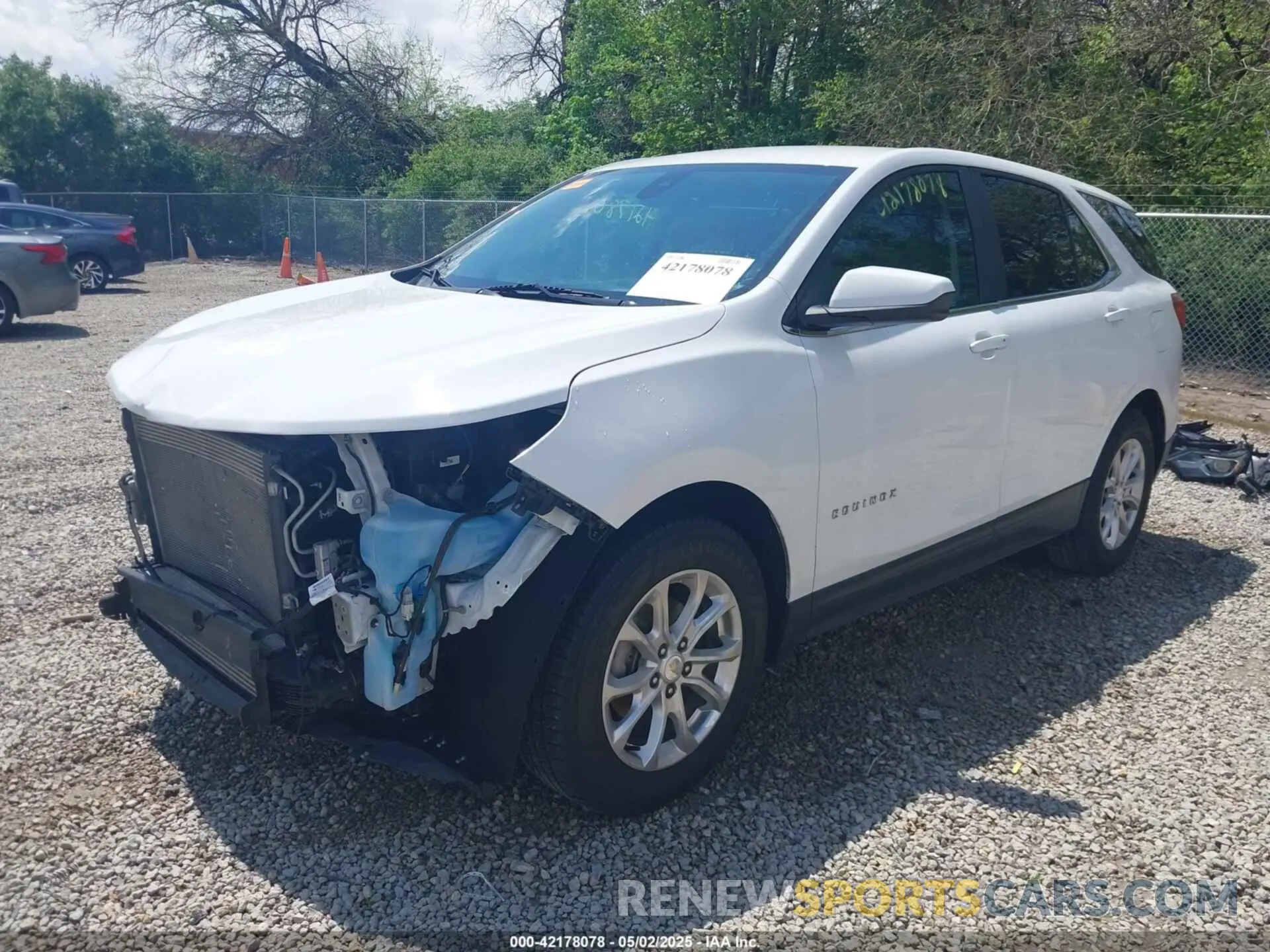 2 Photograph of a damaged car 3GNAXKEV7MS179028 CHEVROLET EQUINOX 2021