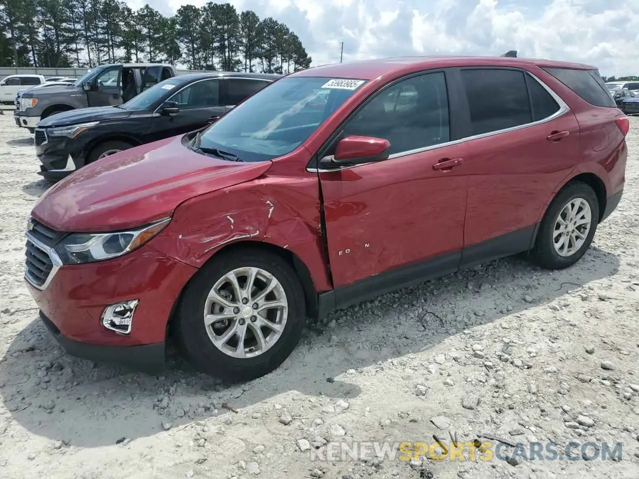 1 Photograph of a damaged car 3GNAXKEV8ML327214 CHEVROLET EQUINOX 2021