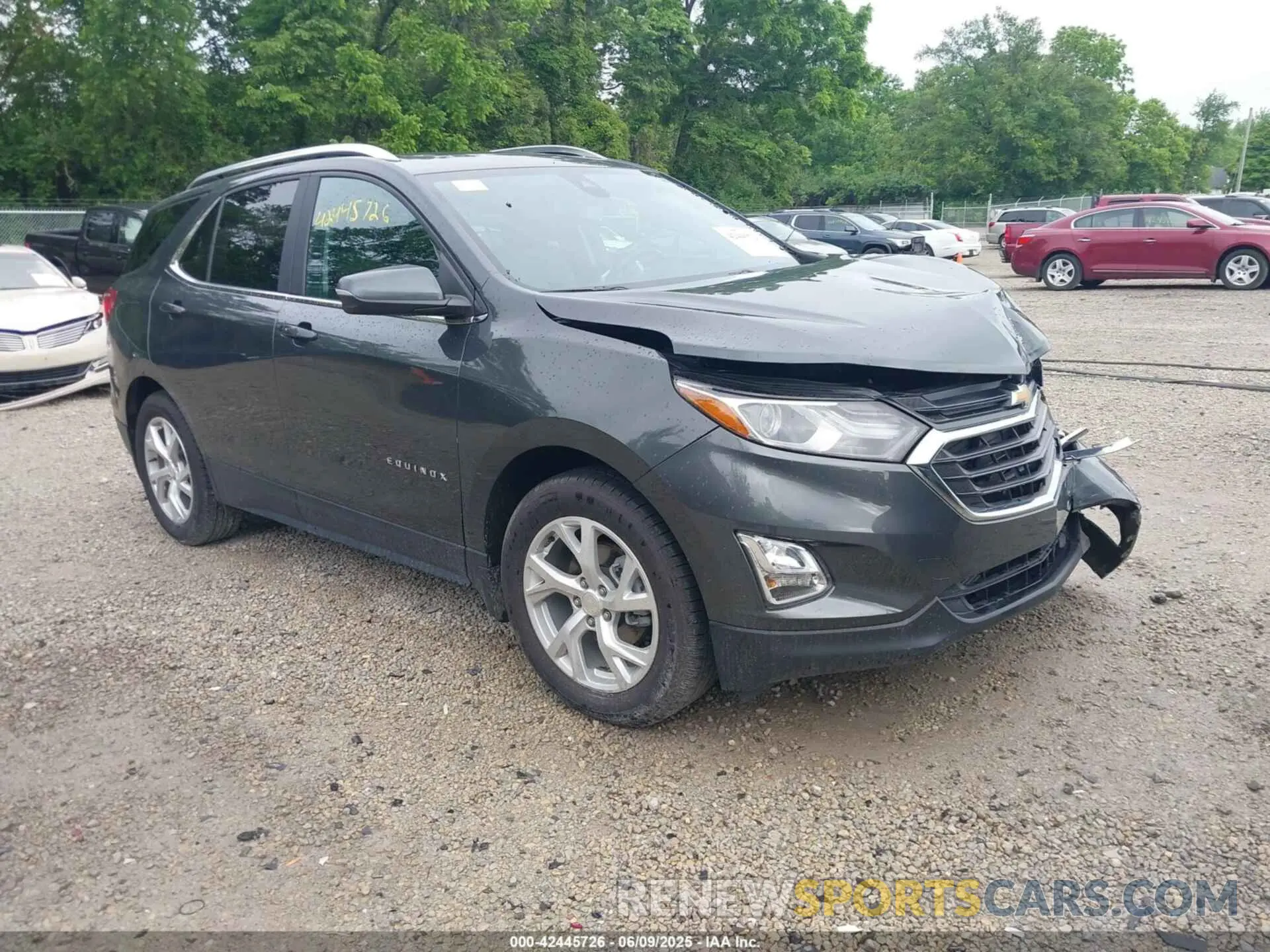 1 Photograph of a damaged car 3GNAXKEV8ML379507 CHEVROLET EQUINOX 2021