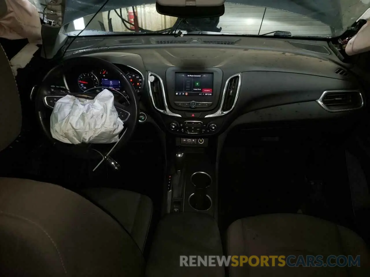 8 Photograph of a damaged car 3GNAXKEV8ML380785 CHEVROLET EQUINOX 2021
