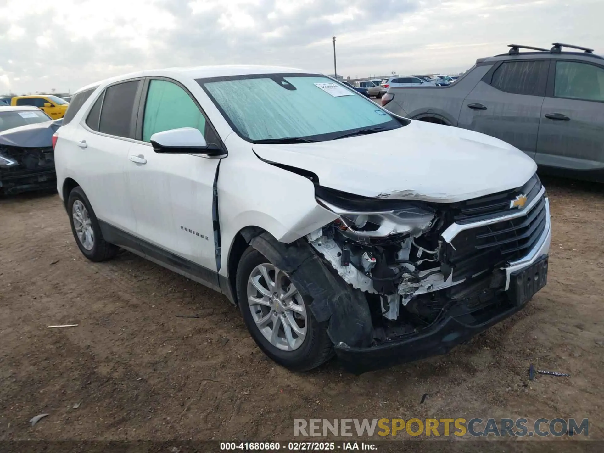 1 Photograph of a damaged car 3GNAXKEV8MS121879 CHEVROLET EQUINOX 2021