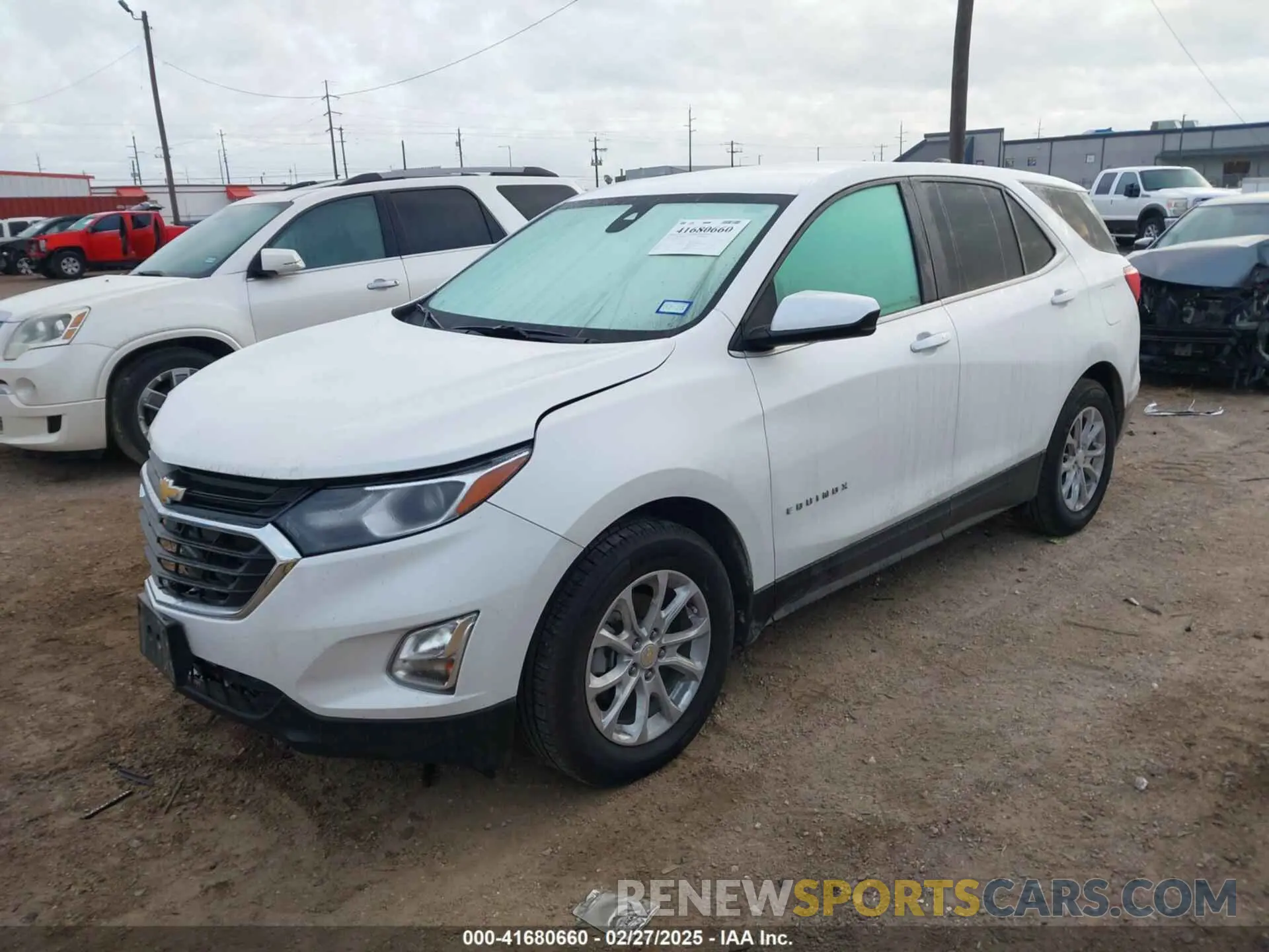 2 Photograph of a damaged car 3GNAXKEV8MS121879 CHEVROLET EQUINOX 2021