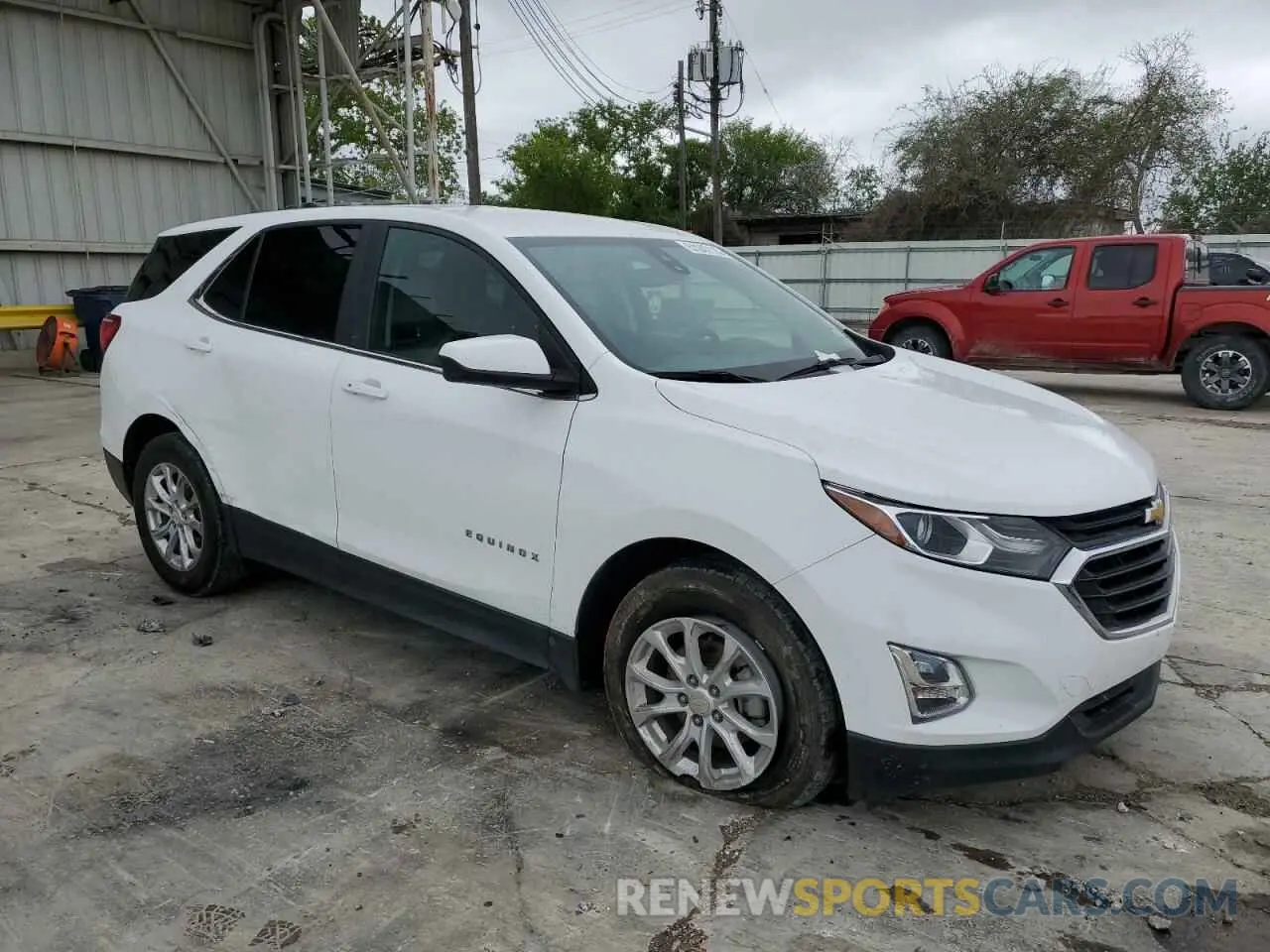 4 Фотография поврежденного автомобиля 3GNAXKEV8MS129349 CHEVROLET EQUINOX 2021