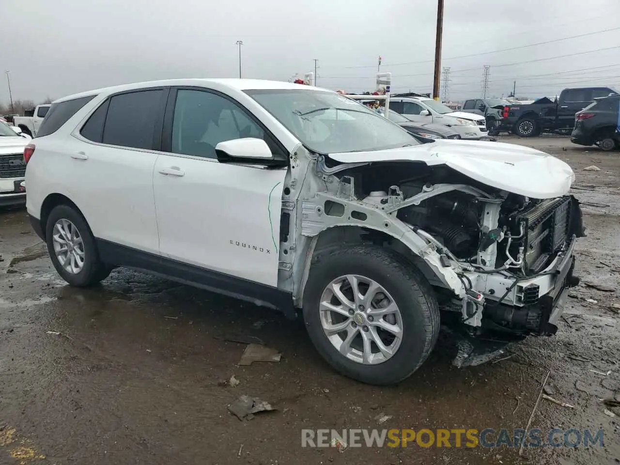 4 Photograph of a damaged car 3GNAXKEV8MS158799 CHEVROLET EQUINOX 2021
