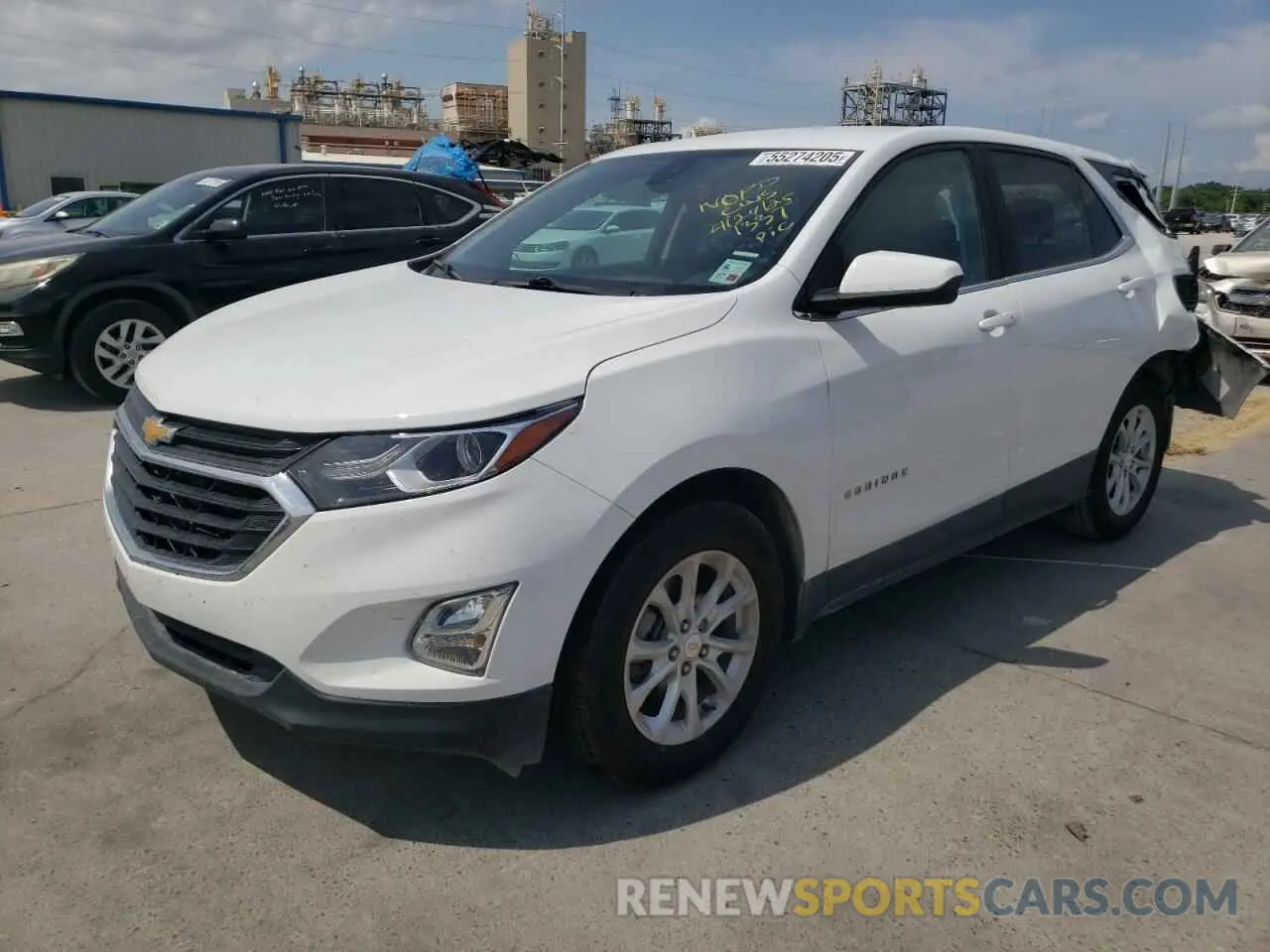 1 Фотография поврежденного автомобиля 3GNAXKEV8MS181337 CHEVROLET EQUINOX 2021