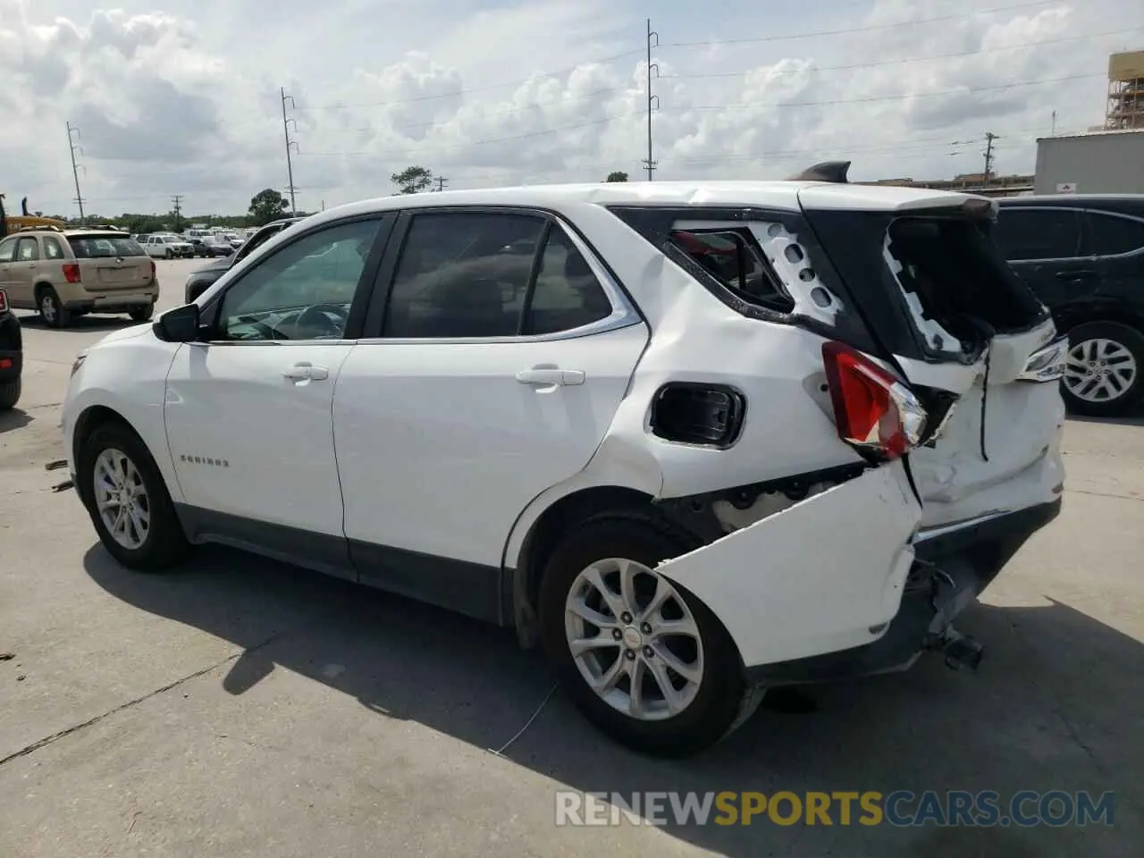 2 Фотография поврежденного автомобиля 3GNAXKEV8MS181337 CHEVROLET EQUINOX 2021