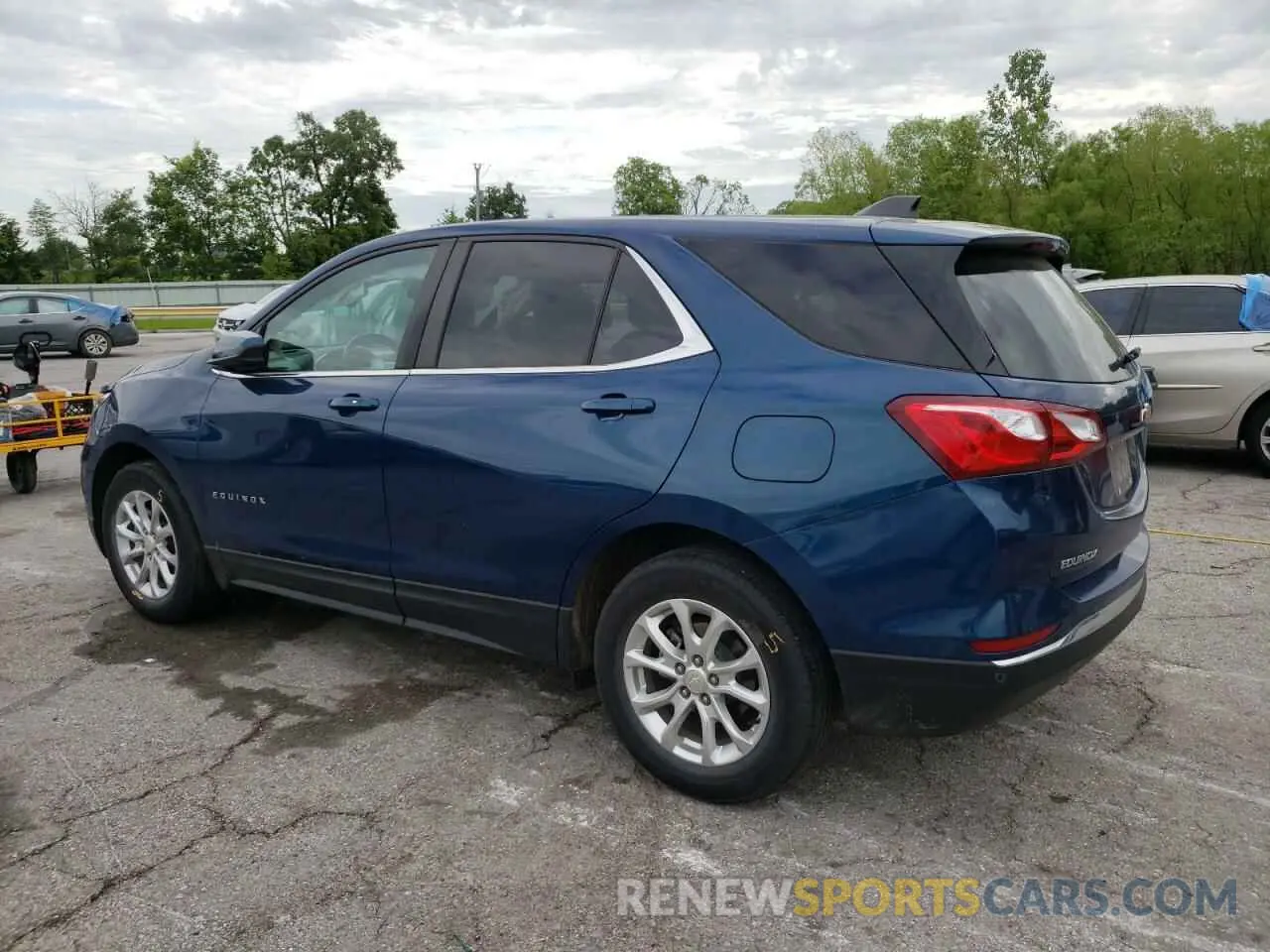 2 Photograph of a damaged car 3GNAXKEV9ML343373 CHEVROLET EQUINOX 2021