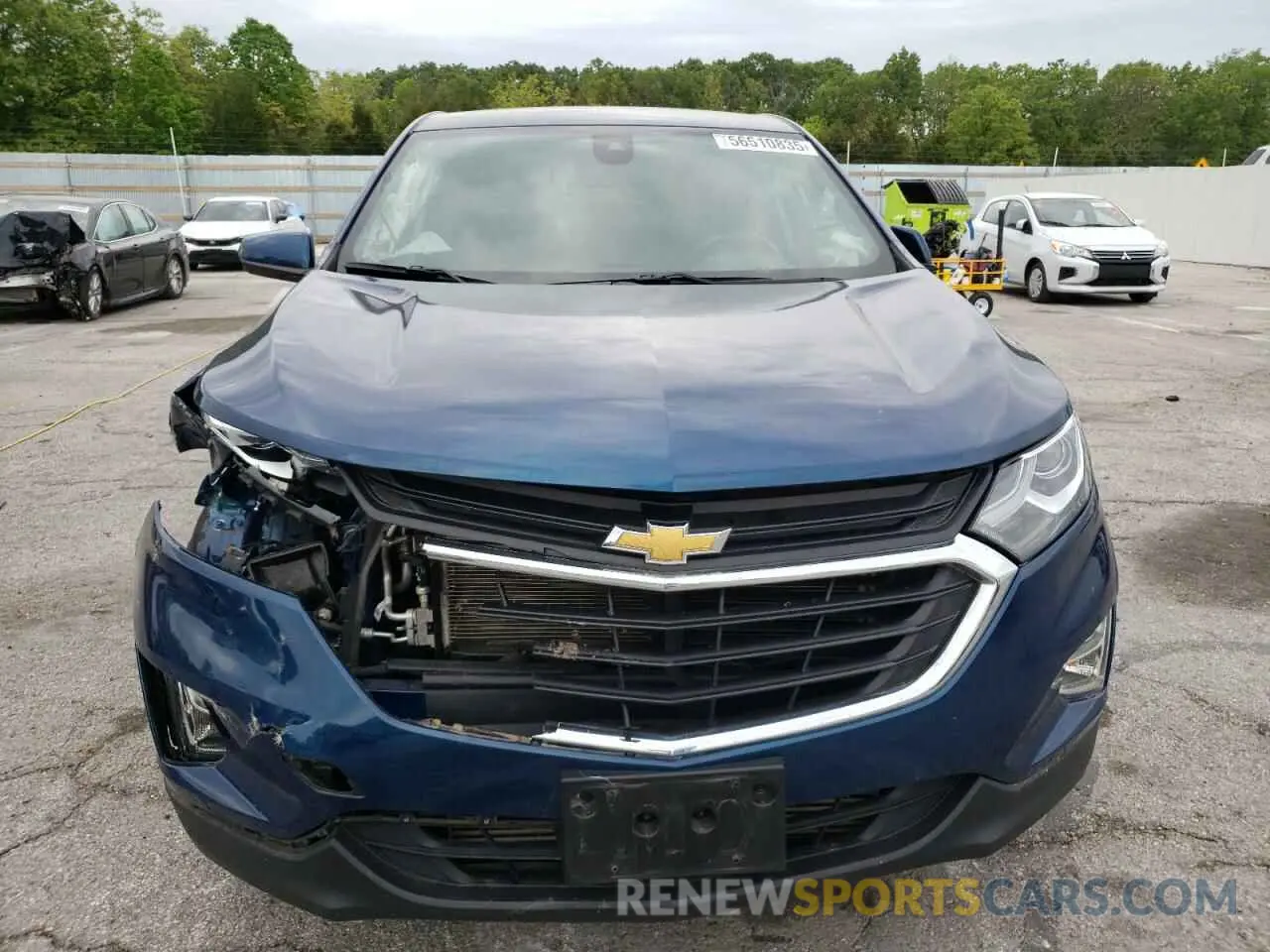 5 Photograph of a damaged car 3GNAXKEV9ML343373 CHEVROLET EQUINOX 2021