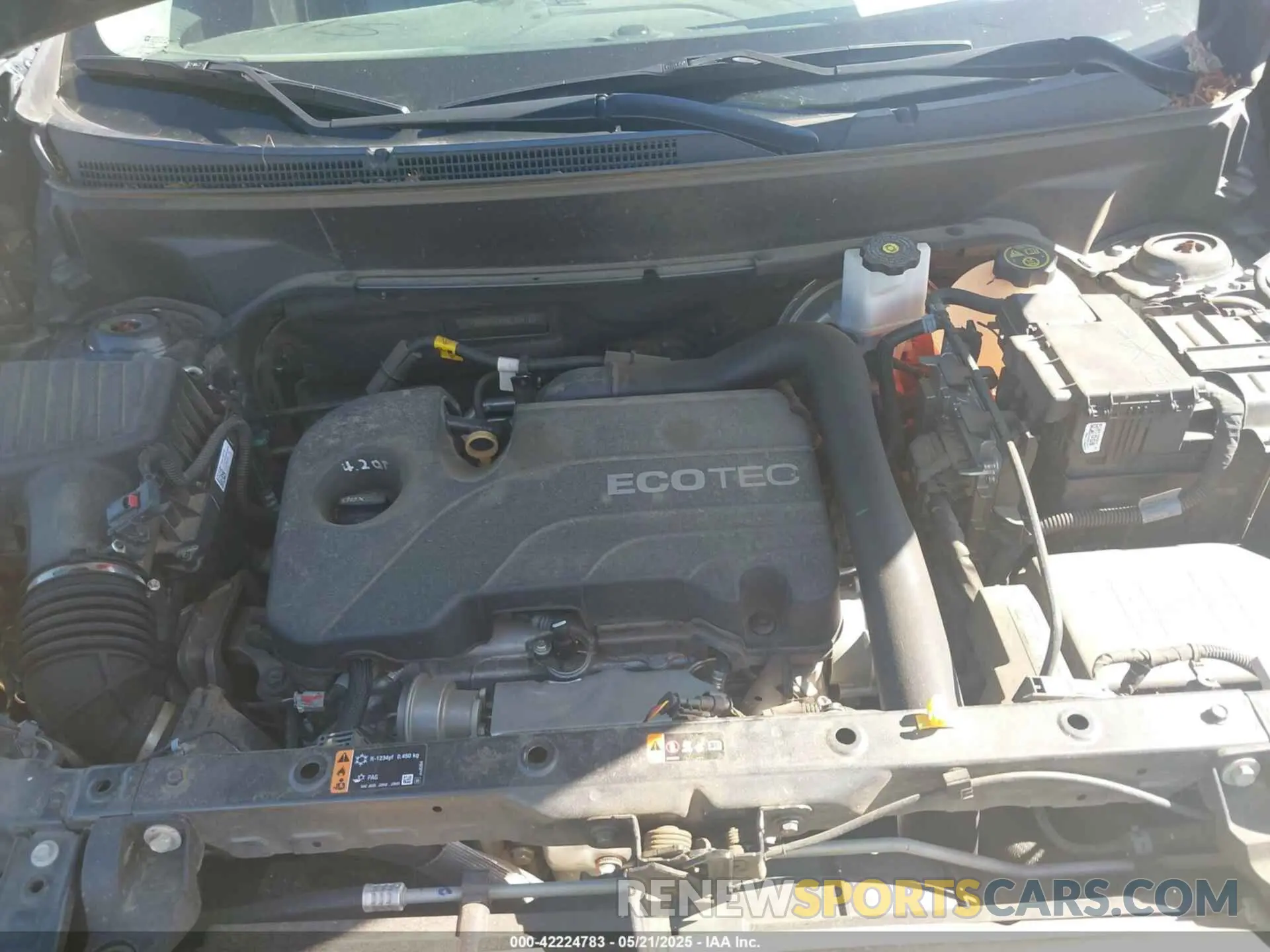 10 Photograph of a damaged car 3GNAXKEVXML364183 CHEVROLET EQUINOX 2021