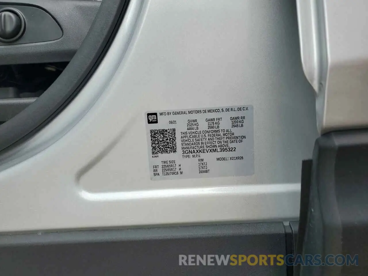 12 Photograph of a damaged car 3GNAXKEVXML395322 CHEVROLET EQUINOX 2021