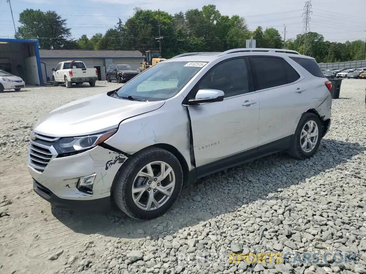 1 Фотография поврежденного автомобиля 3GNAXNEV0MS164484 CHEVROLET EQUINOX 2021