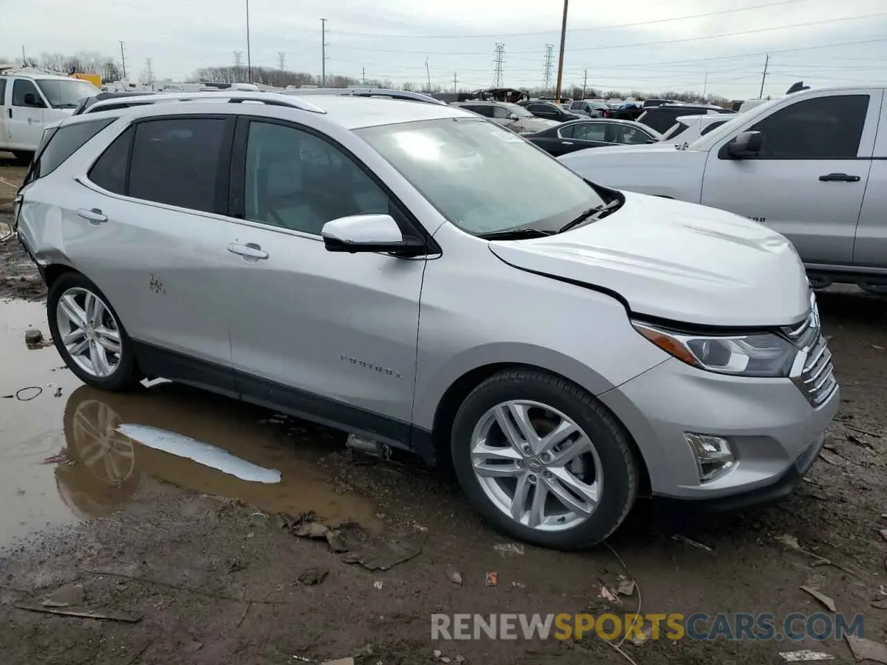 4 Photograph of a damaged car 3GNAXNEV1MS122390 CHEVROLET EQUINOX 2021
